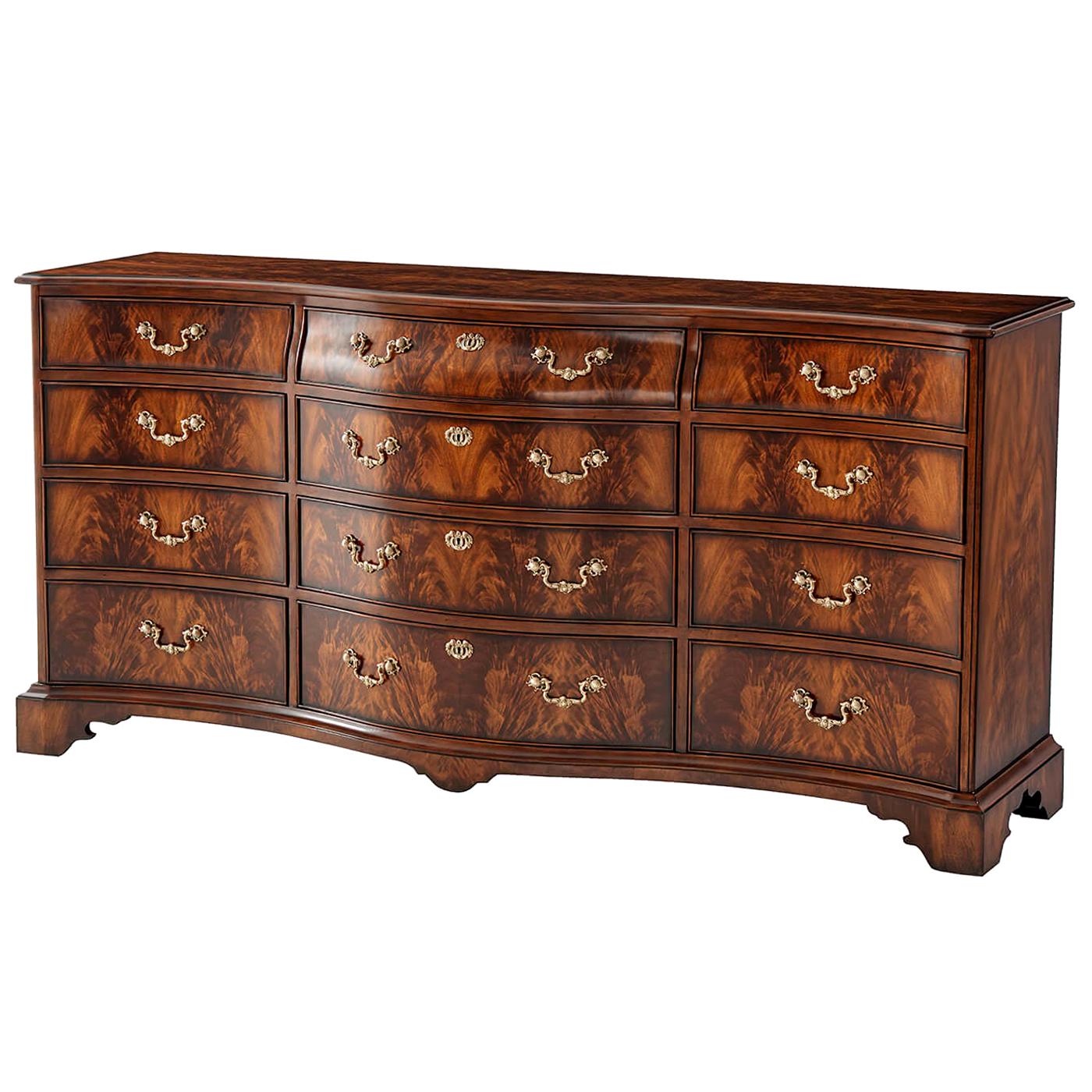 Fine Chippendale Mahogany Dresser For Sale