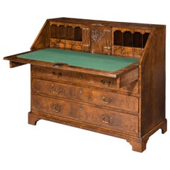 Fine Chippendale Period Mahogany Kneehole Desk /Dressing Table