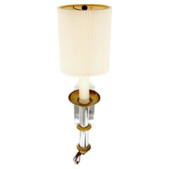 Fine Chrome Brass Mid Century Modern Sconce Light Fixture Lamp