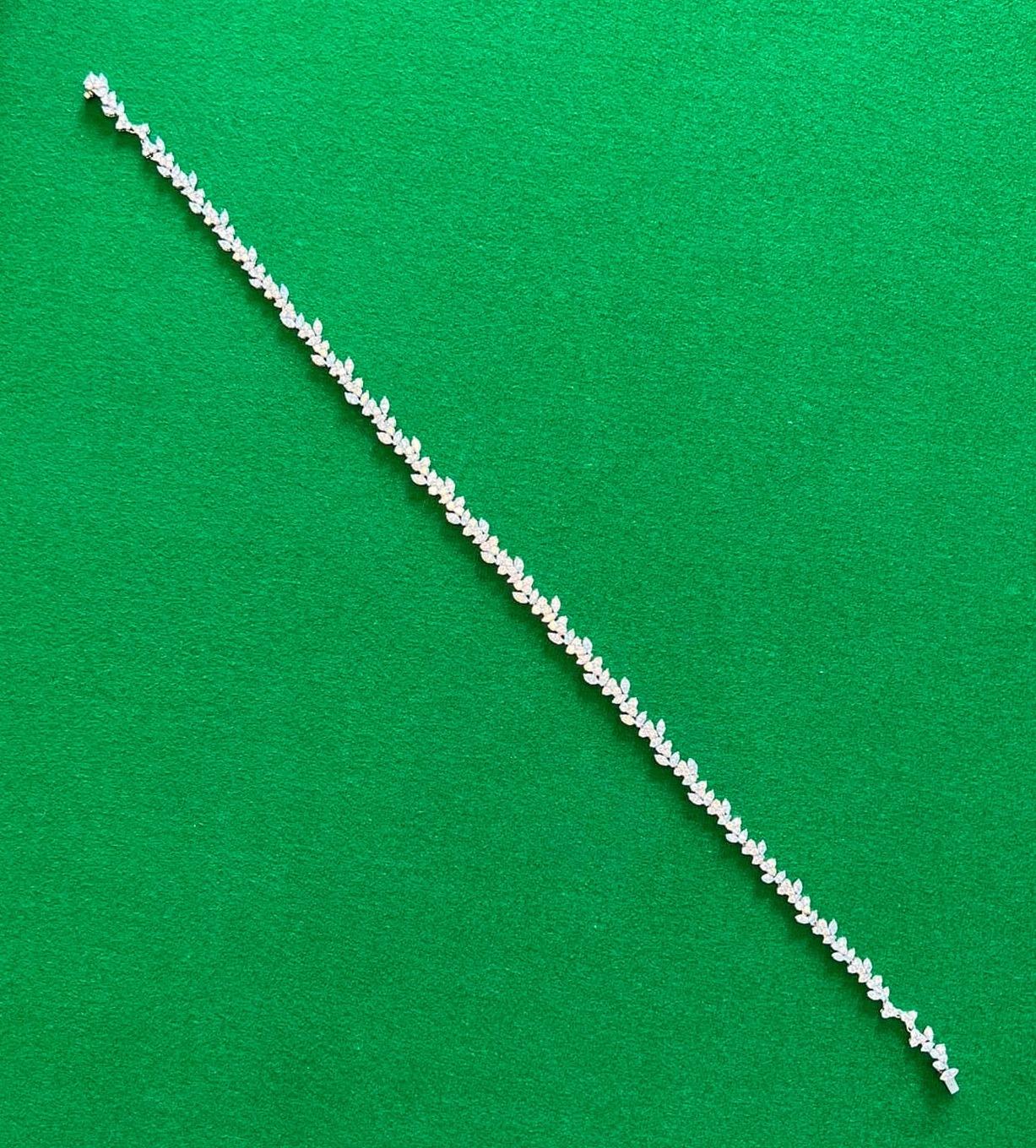 Fine circa 1910 Cartier Paris 15.4 Ct Diamond & Platinum Necklace 7