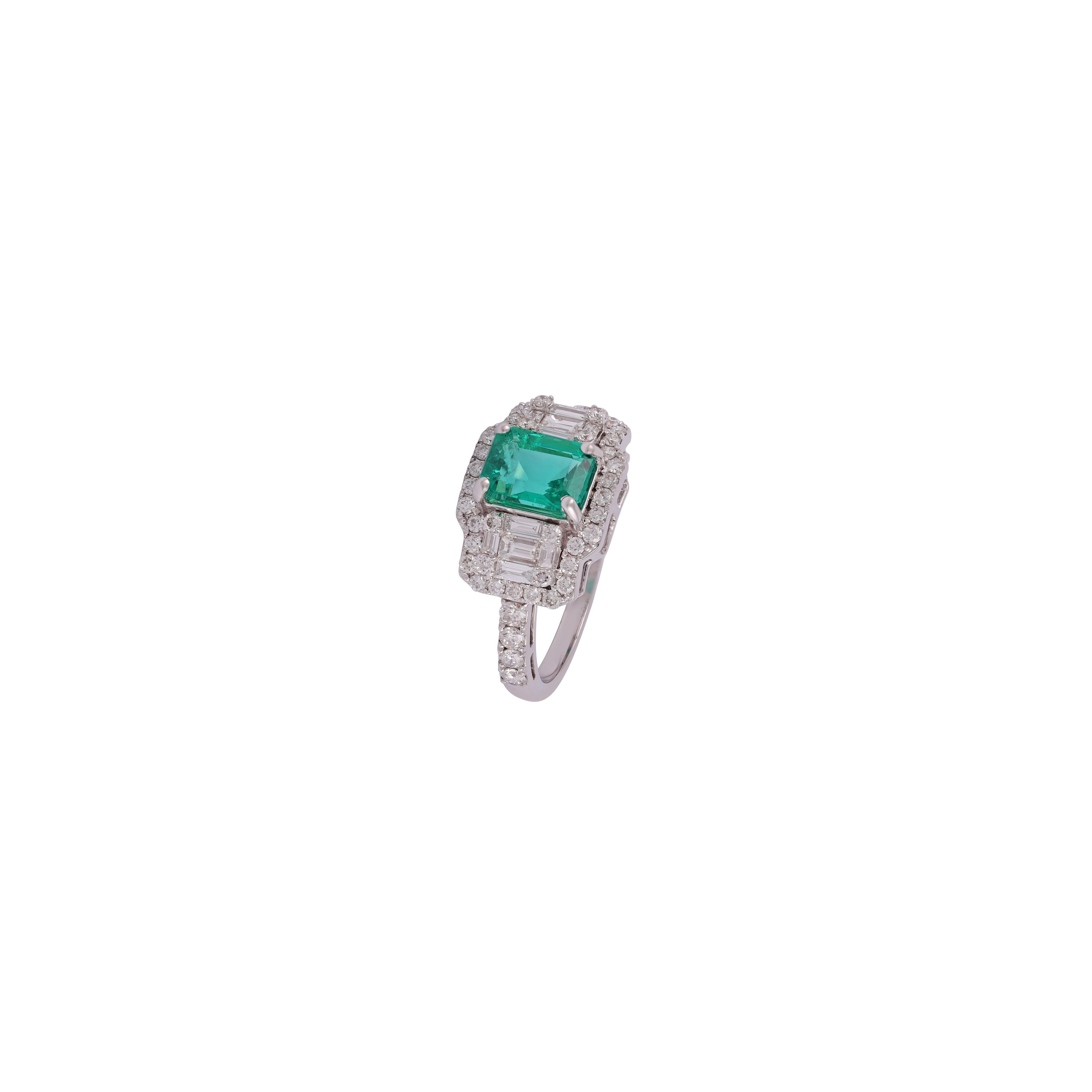 clear emerald ring