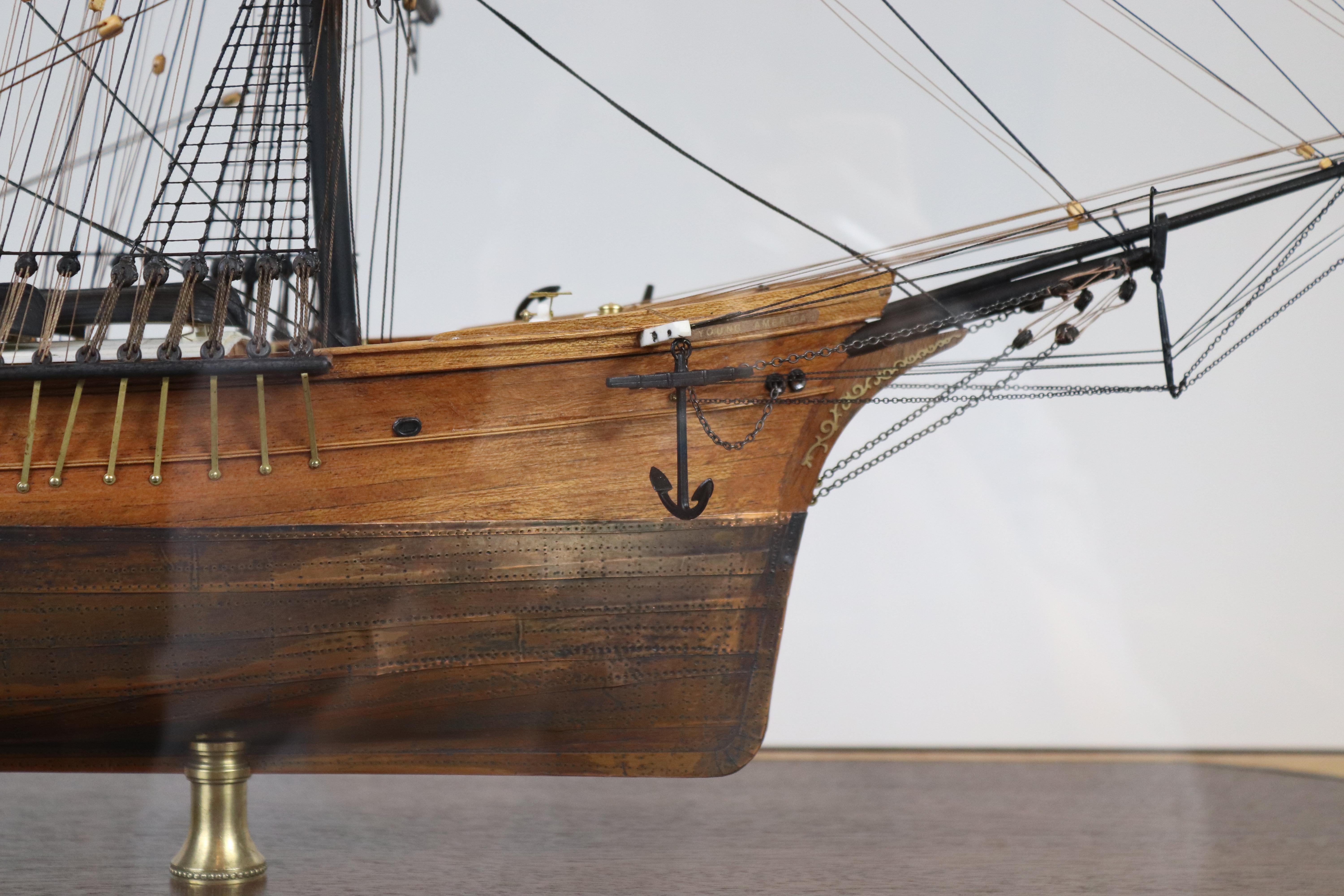 Fine clipper ship model of the 