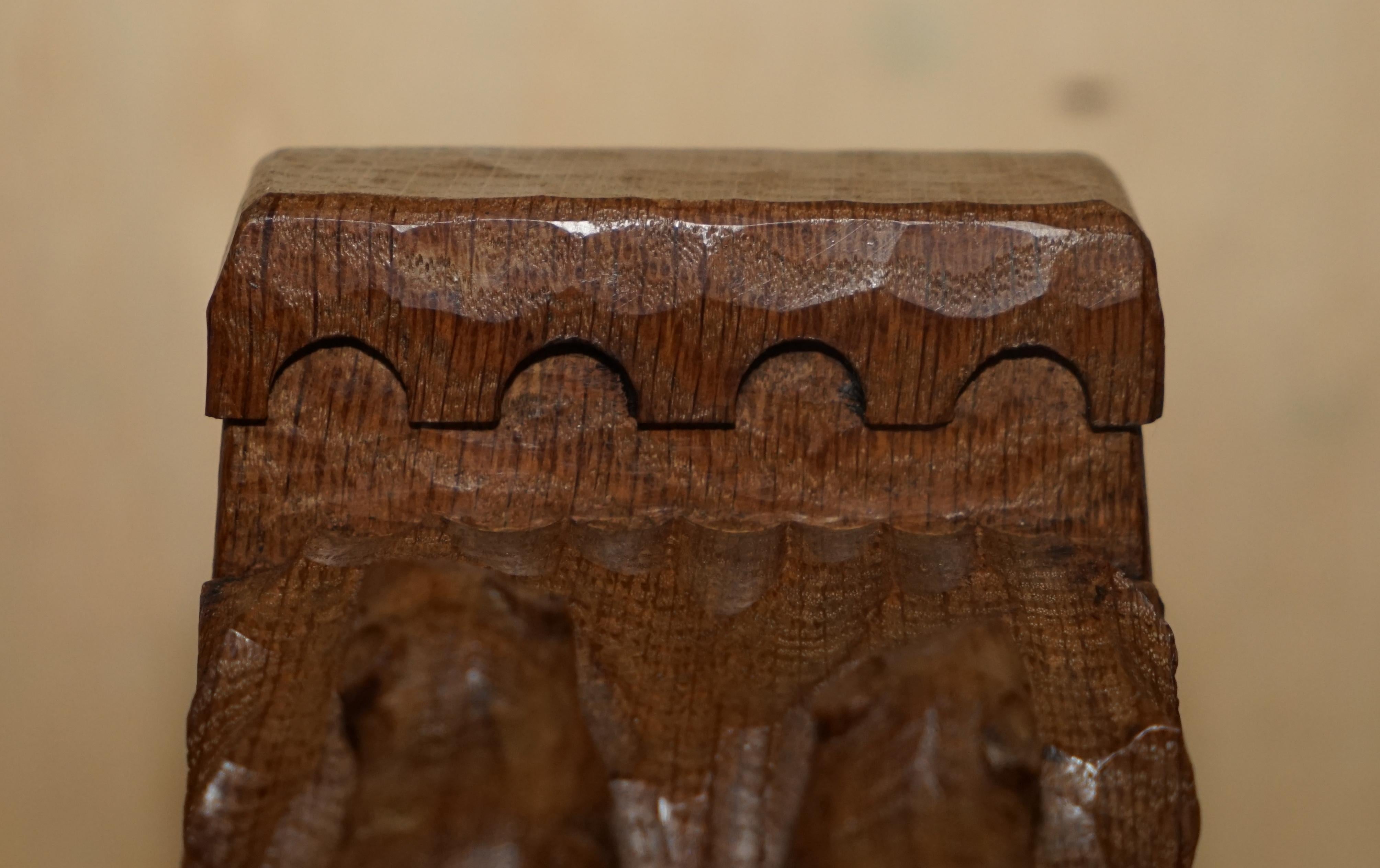 mouseman bookends for sale