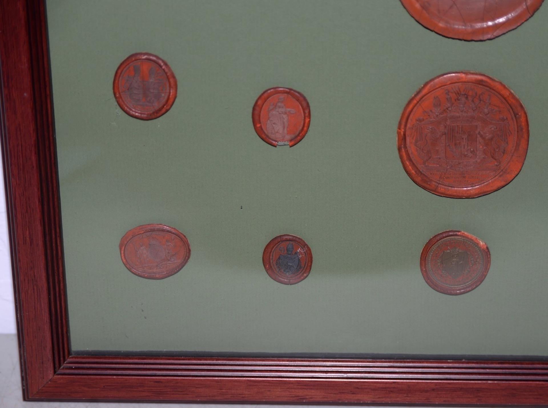 Hand-Crafted Collection of 19th Century Wax Seals