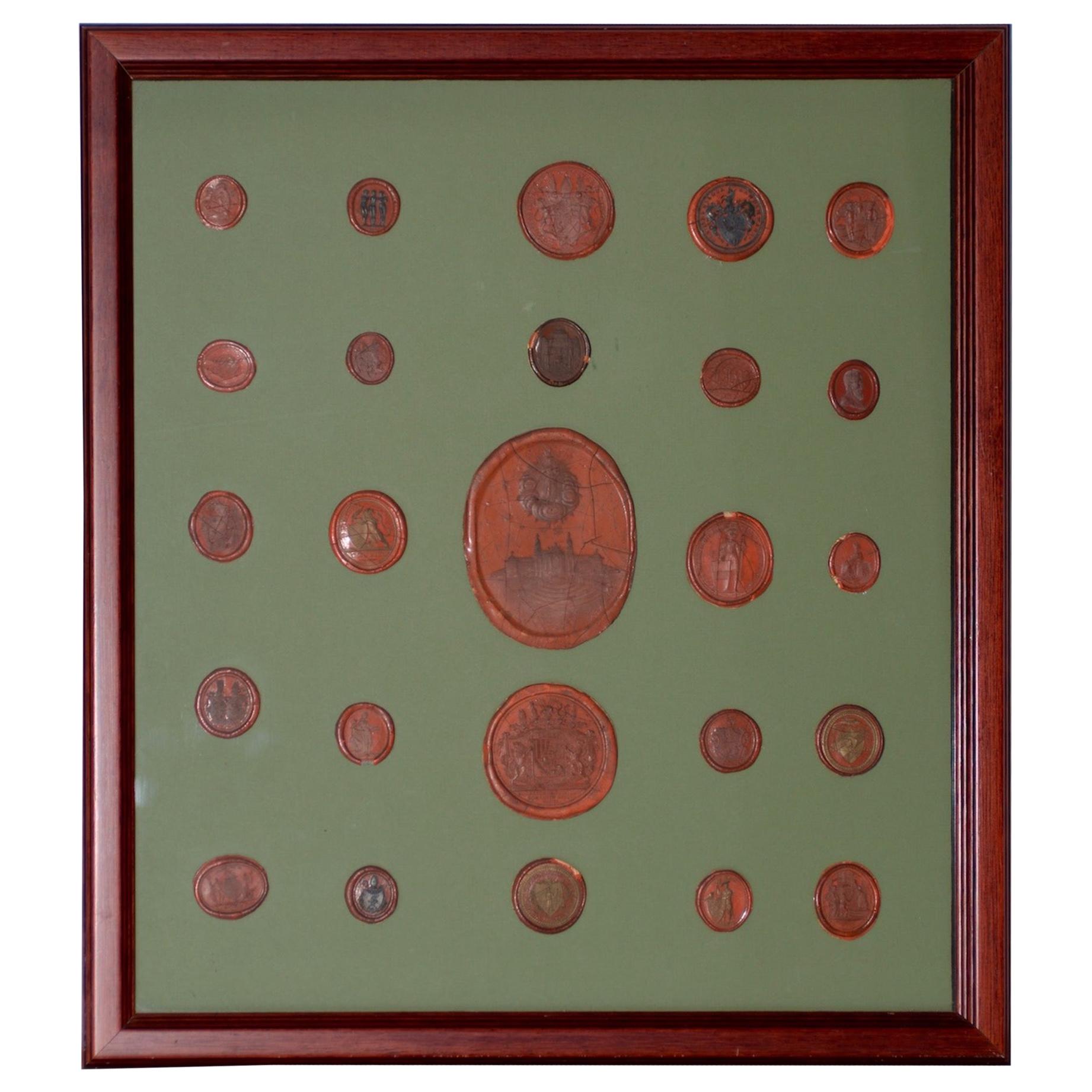 Collection of 19th Century Wax Seals