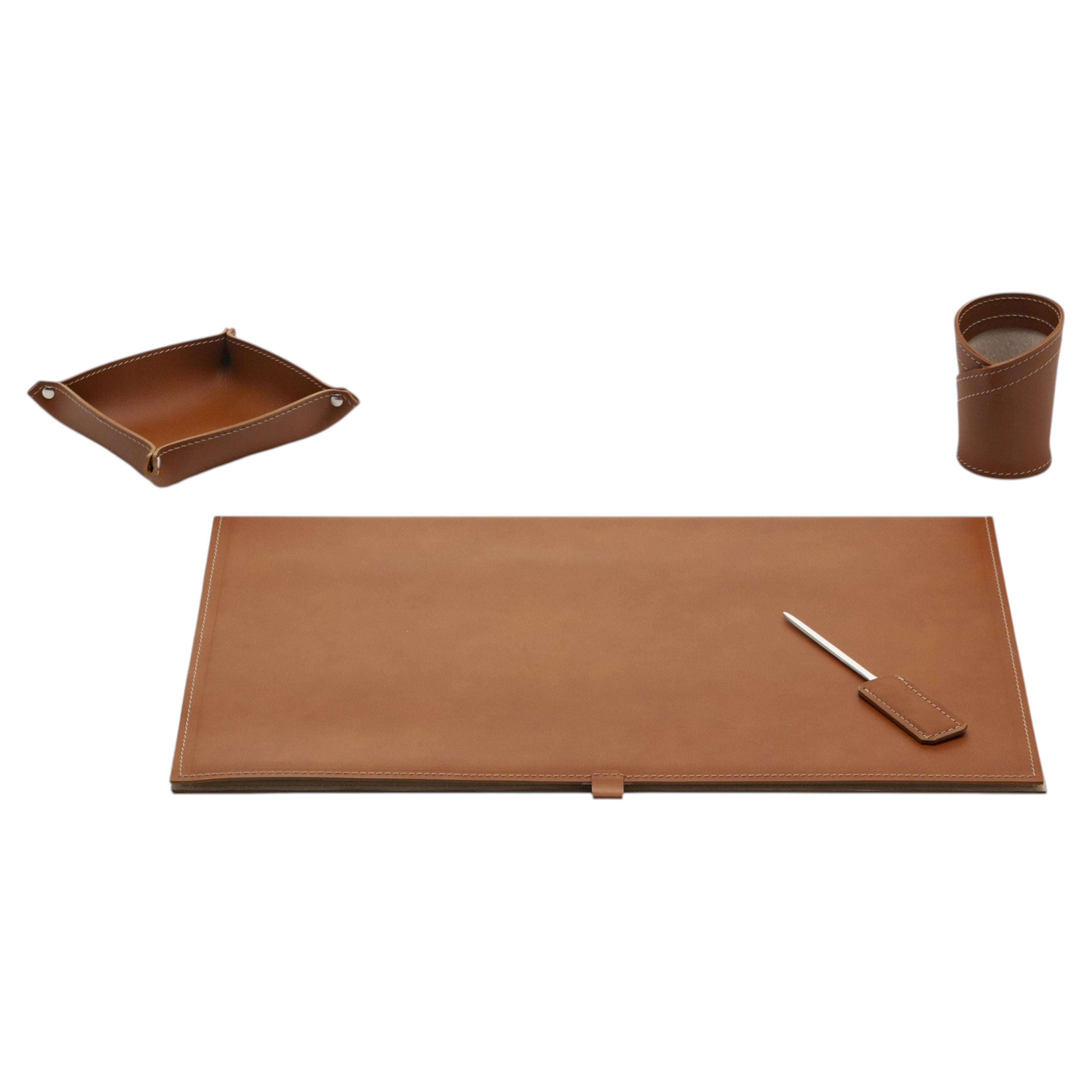 Fine complete set of desk accessories ARISTOTELE 4 pcs For Sale