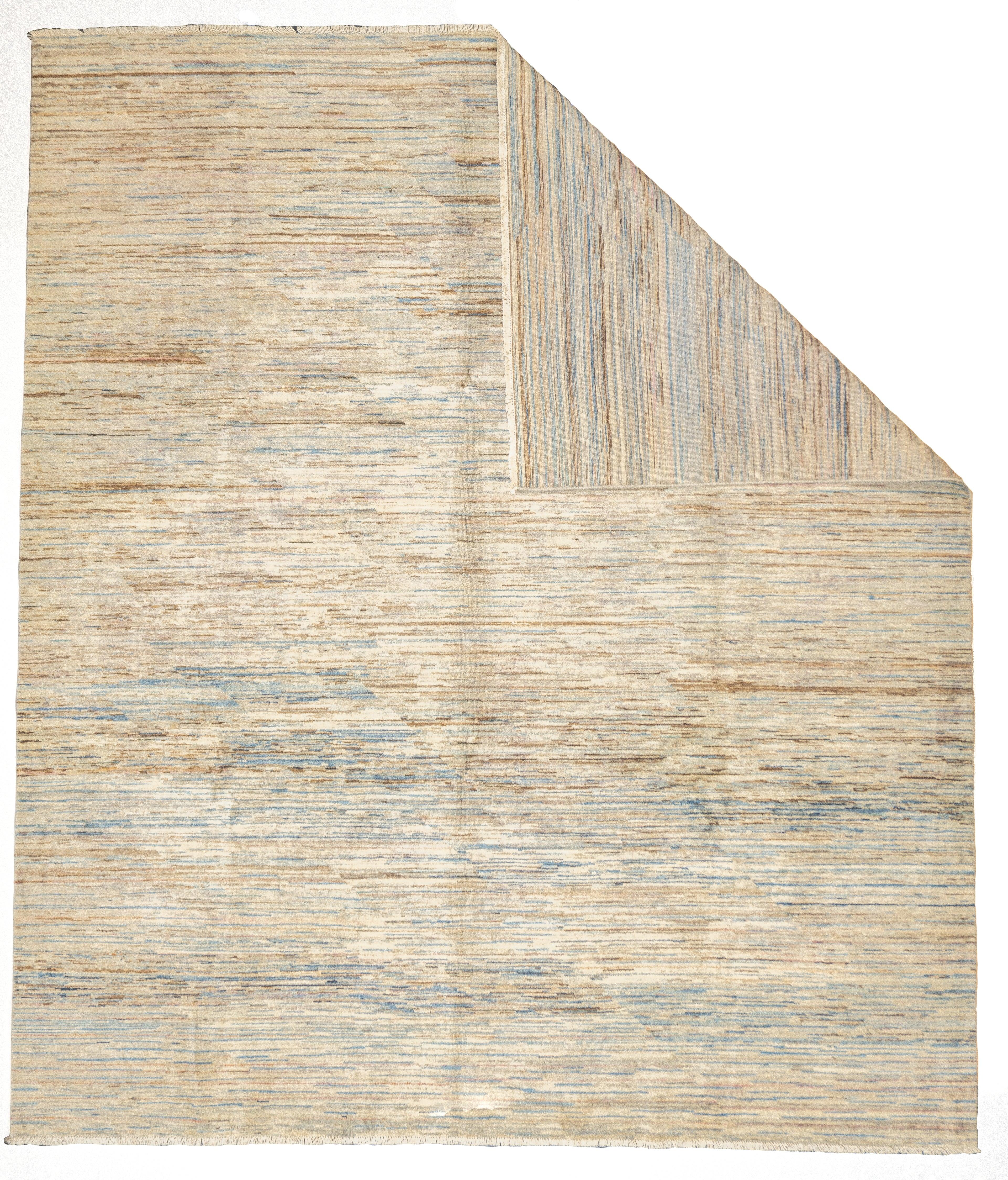 Fine Contemporary Gabbeh Wollteppich 8'3