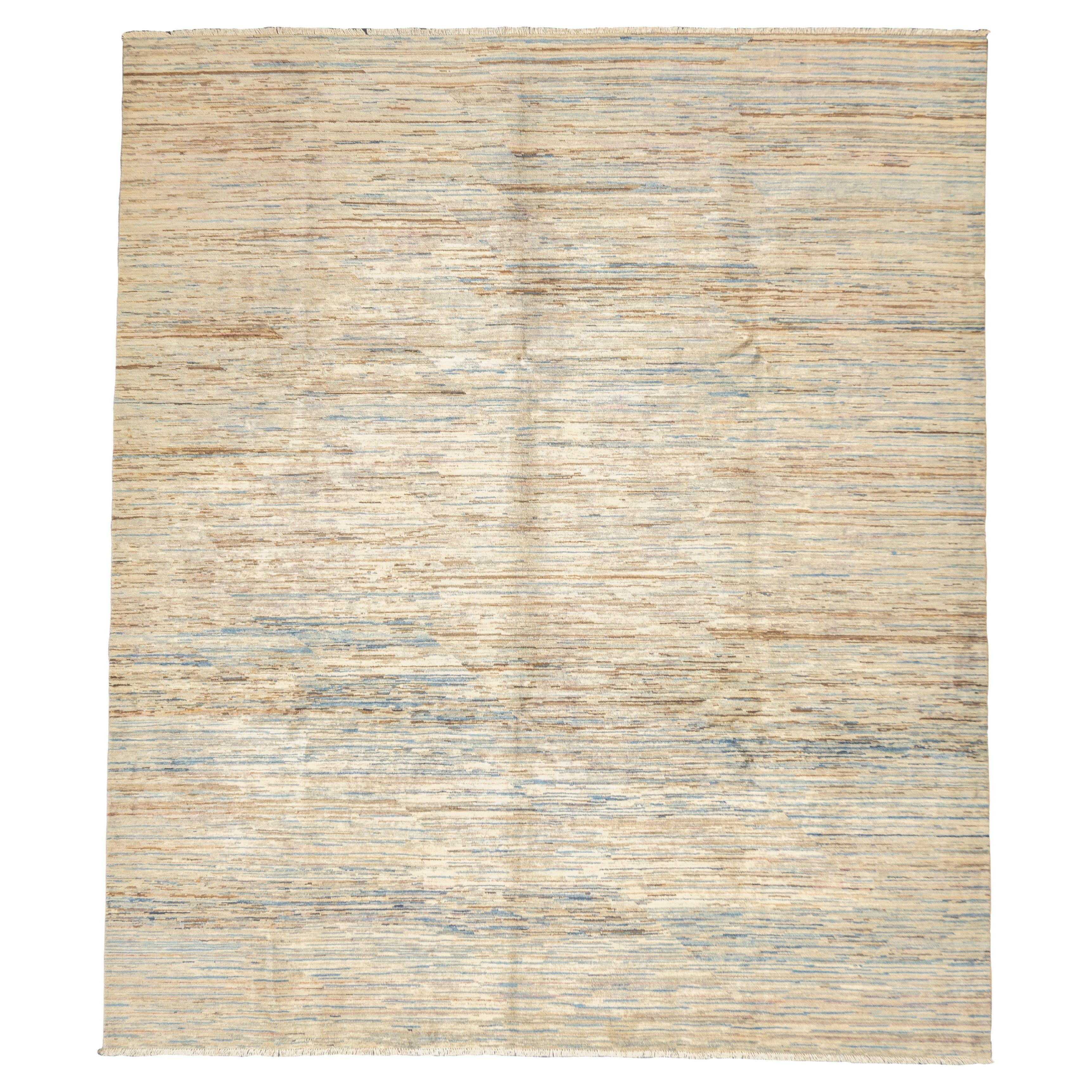 Fine Contemporary Gabbeh Wollteppich 8'3" x 9'8" im Angebot