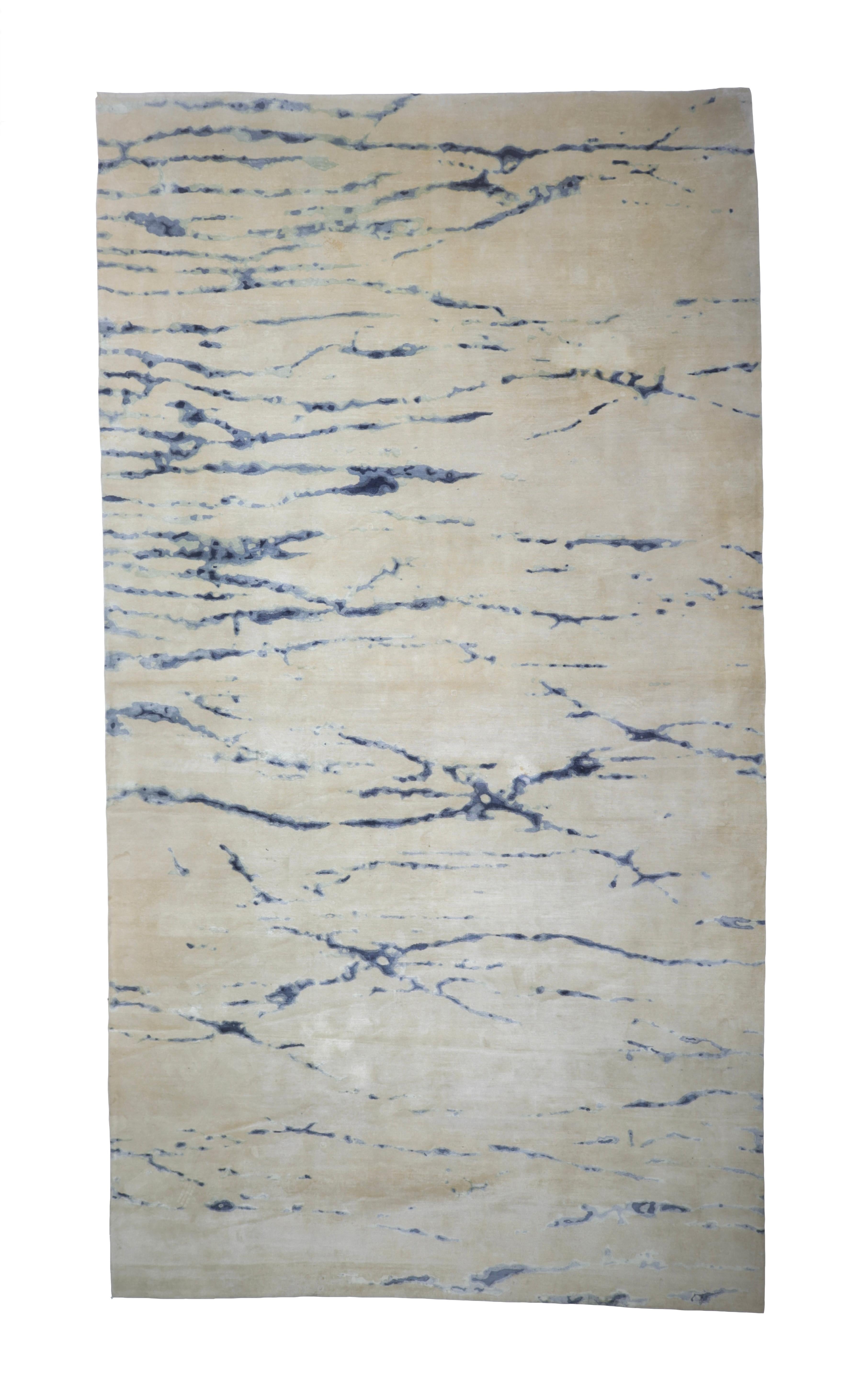 Fine Contemporary Nepalese Silk Rug 12'0