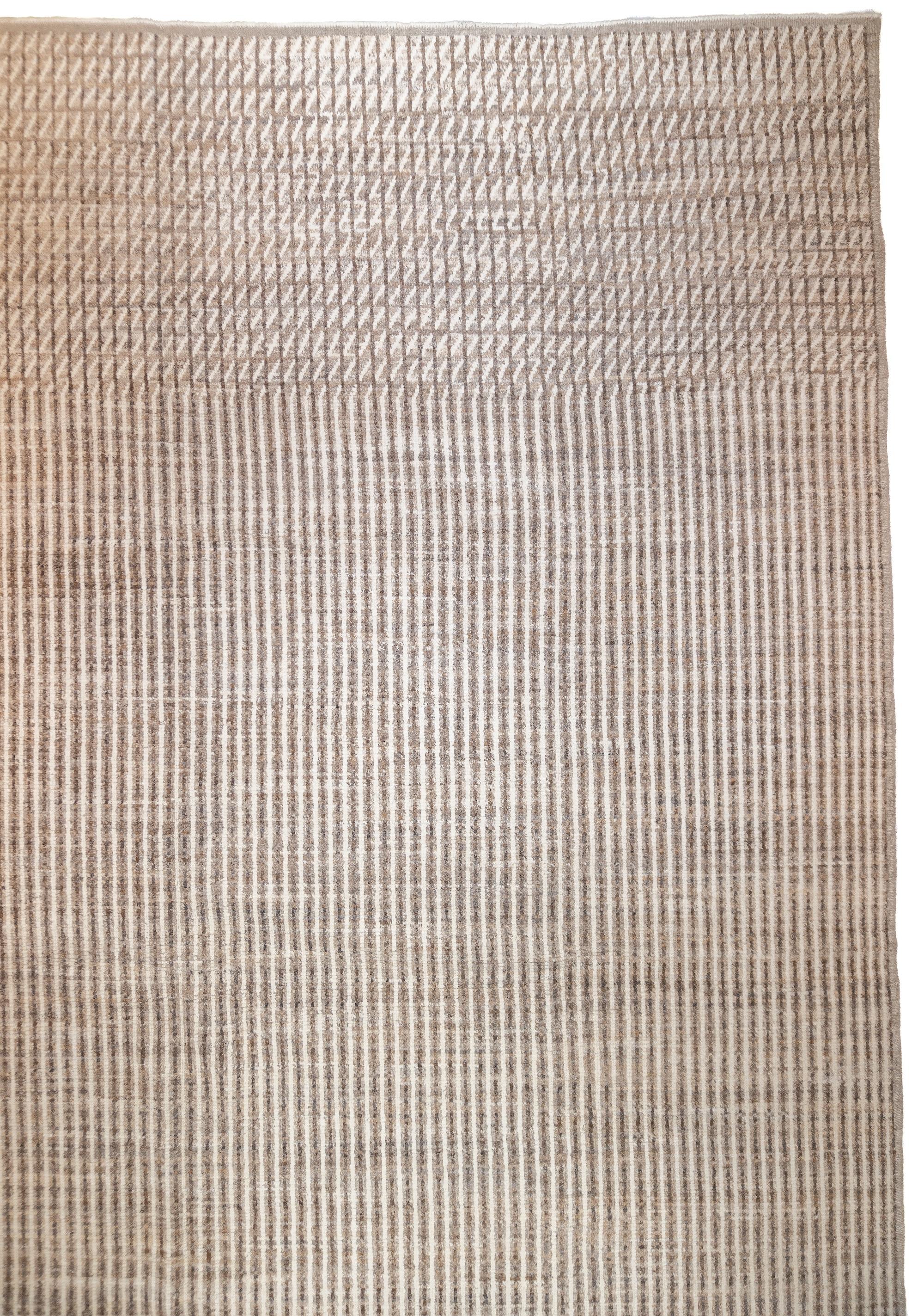 Fine Contemporary Oushak Wollteppich 9'0