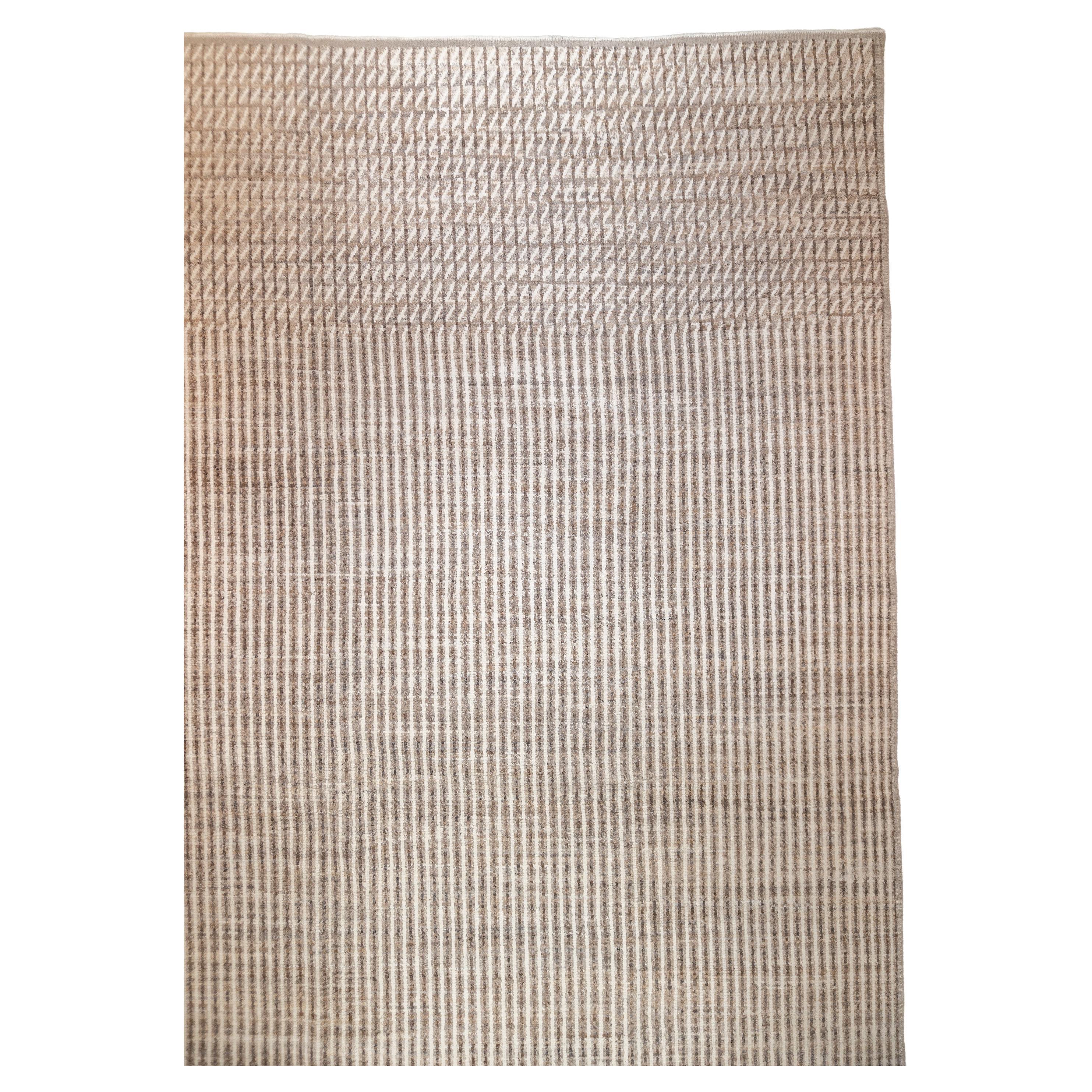 Fine Contemporary Oushak Wollteppich 9'0" x 12'1''