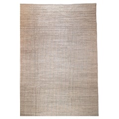Fina Alfombra Contemporánea de Lana Oushak 9'0" x 12'1