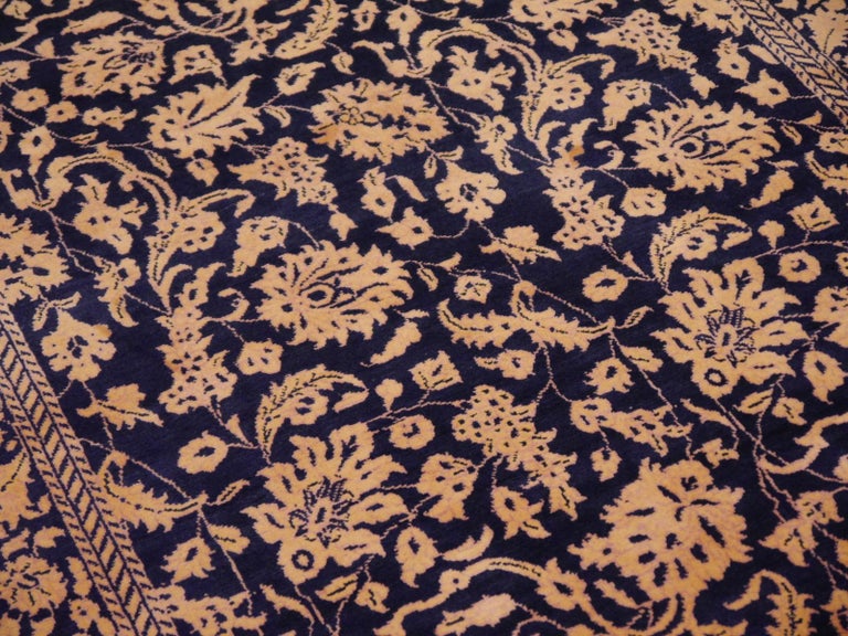 Fine Contemporary Wool and Silk Srinagar Carpet For Sale at 1stDibs