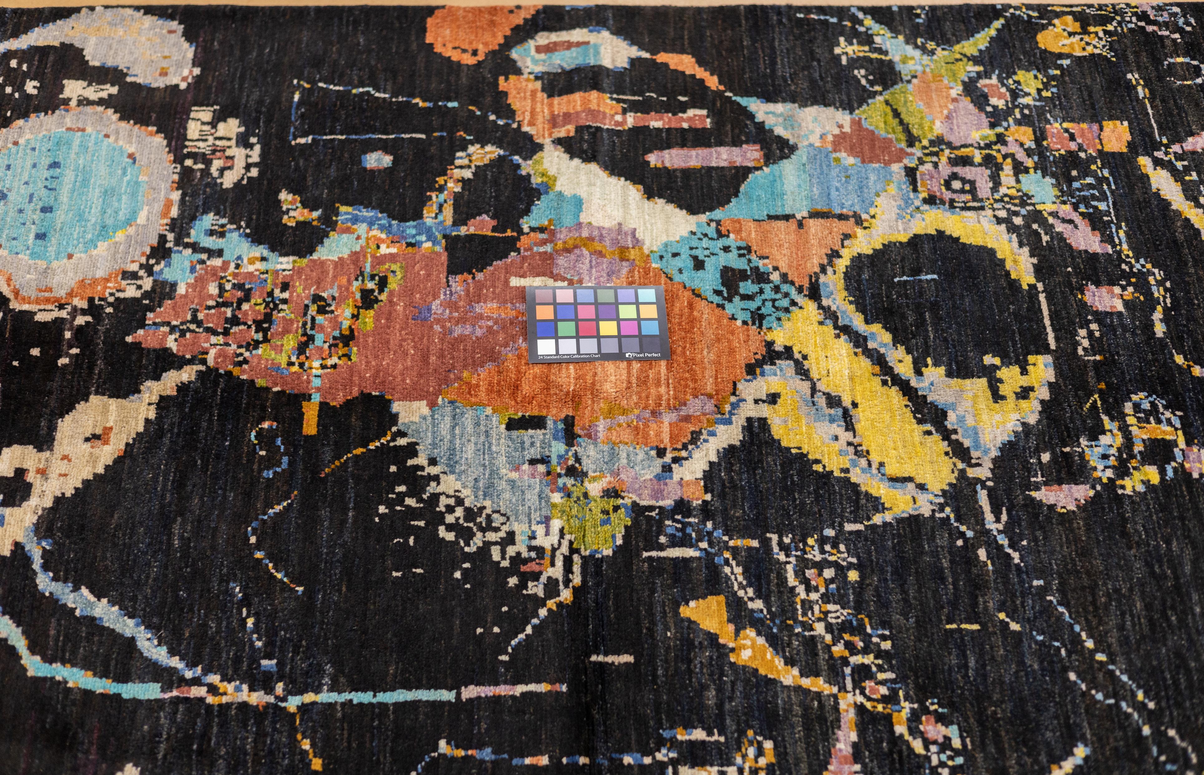 Fine Contemporary Wollteppich 4'0