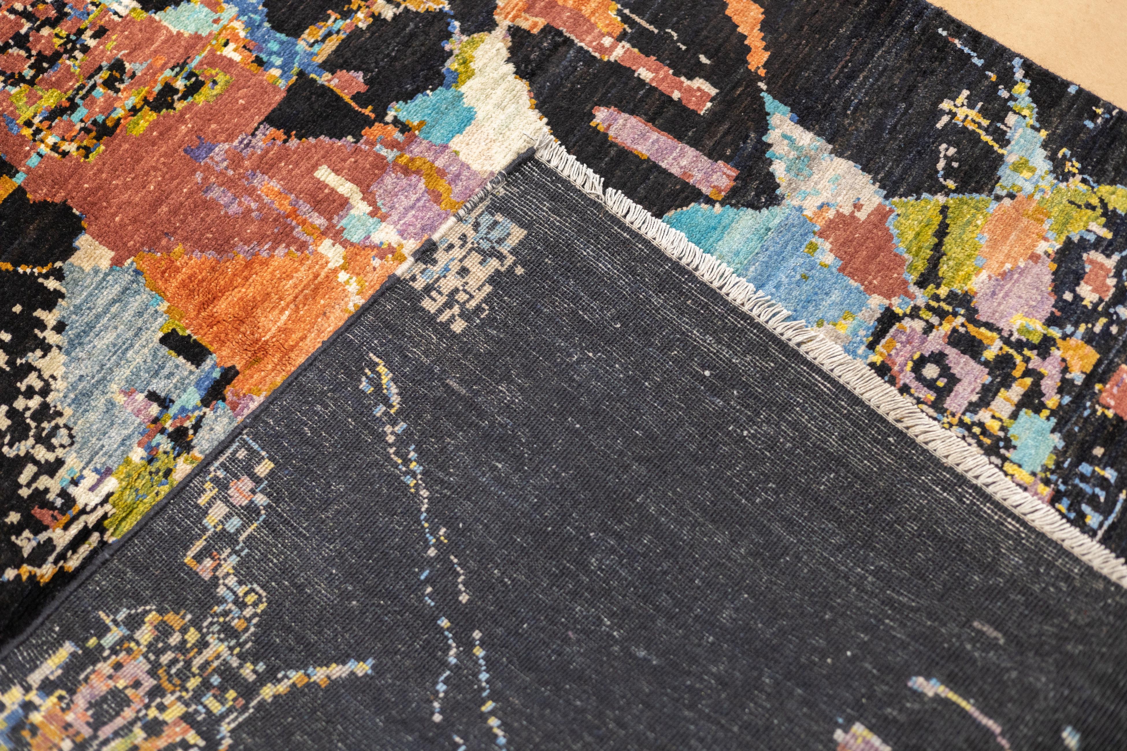 Fine Contemporary Wollteppich 4'0
