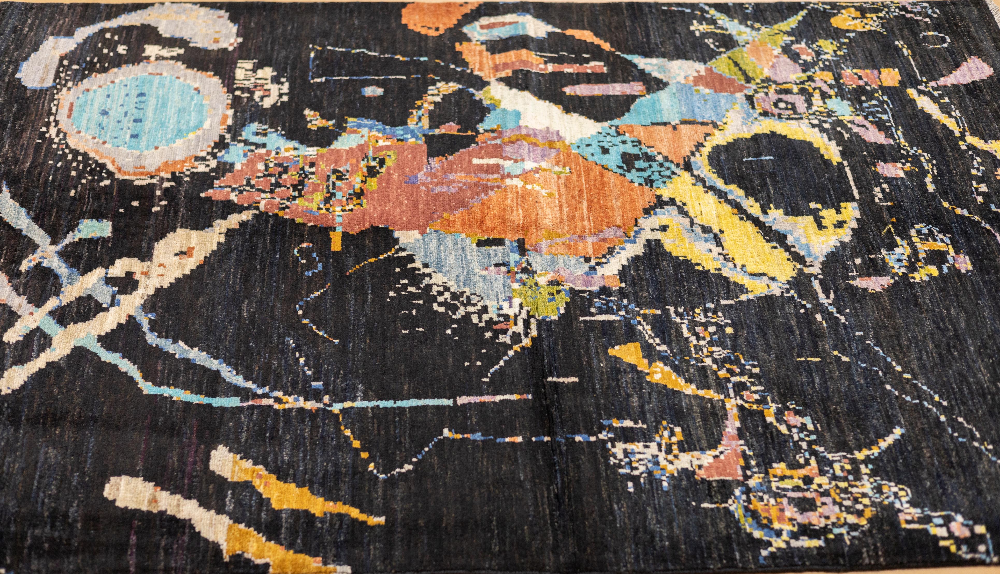 Fine Contemporary Wollteppich 4'0