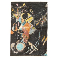 Fine Contemporary Wool Rug 4'0" x 5'10"