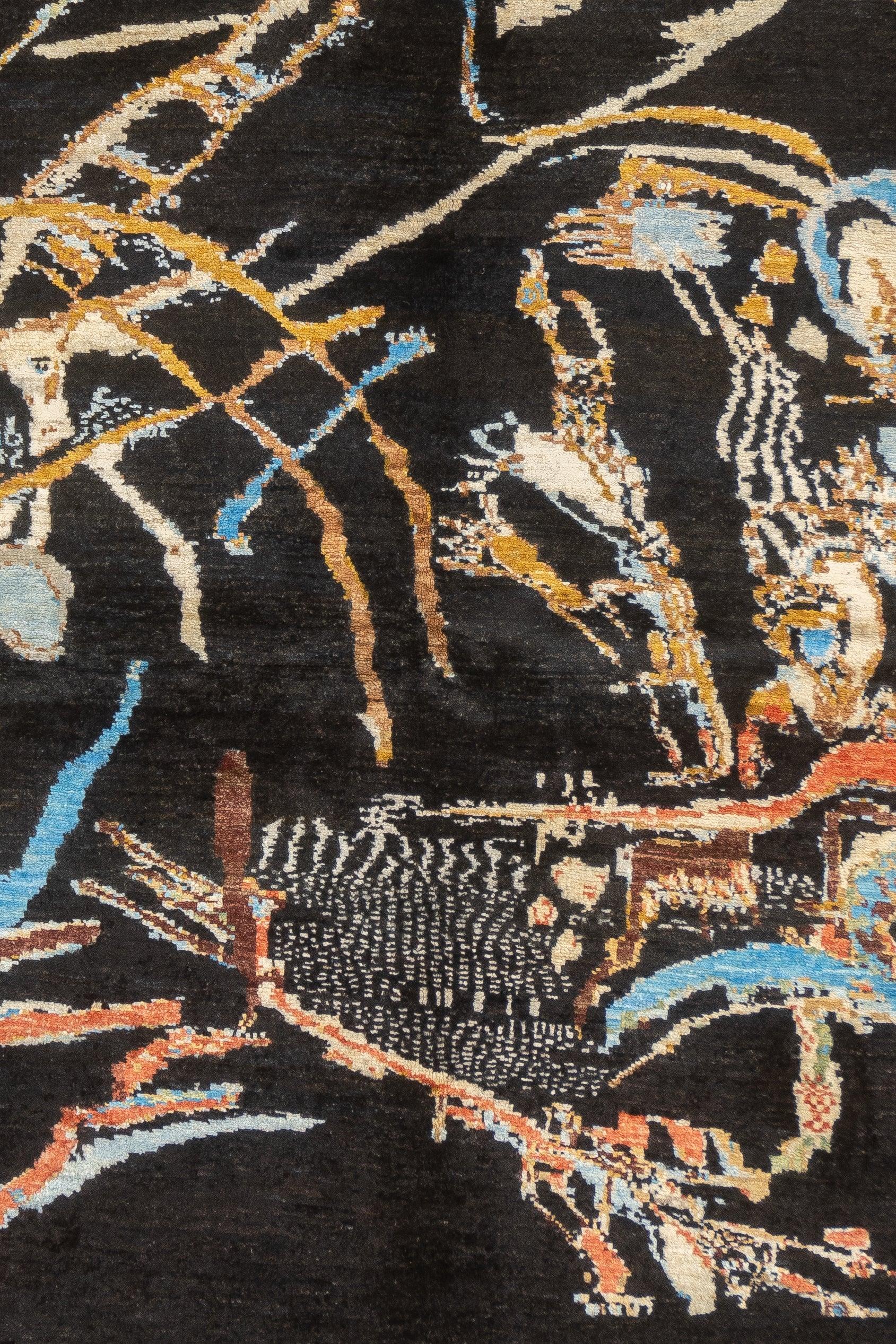Fine Contemporary Wollteppich 4'2