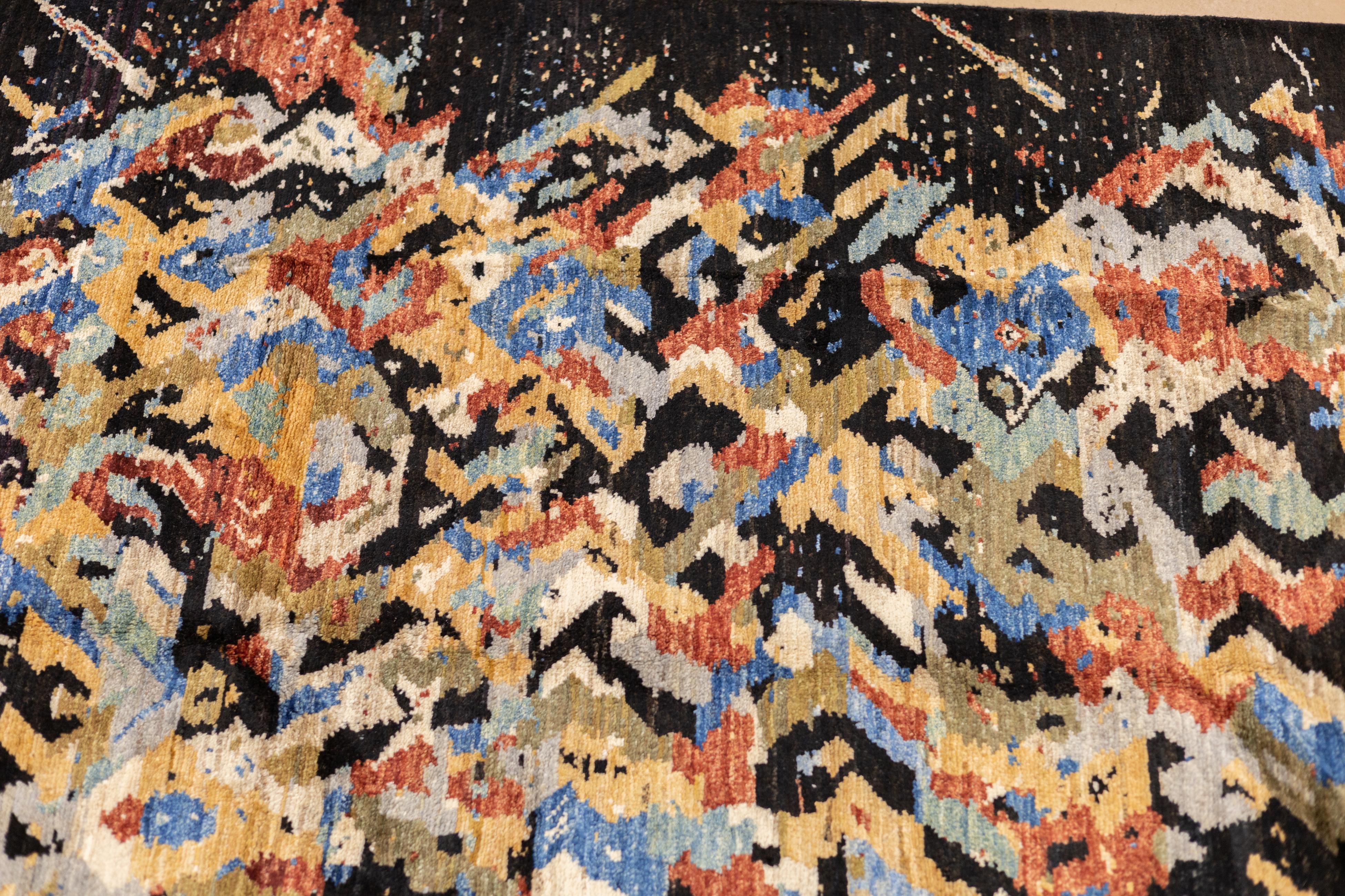 Fine Contemporary Wool Rug 5'5