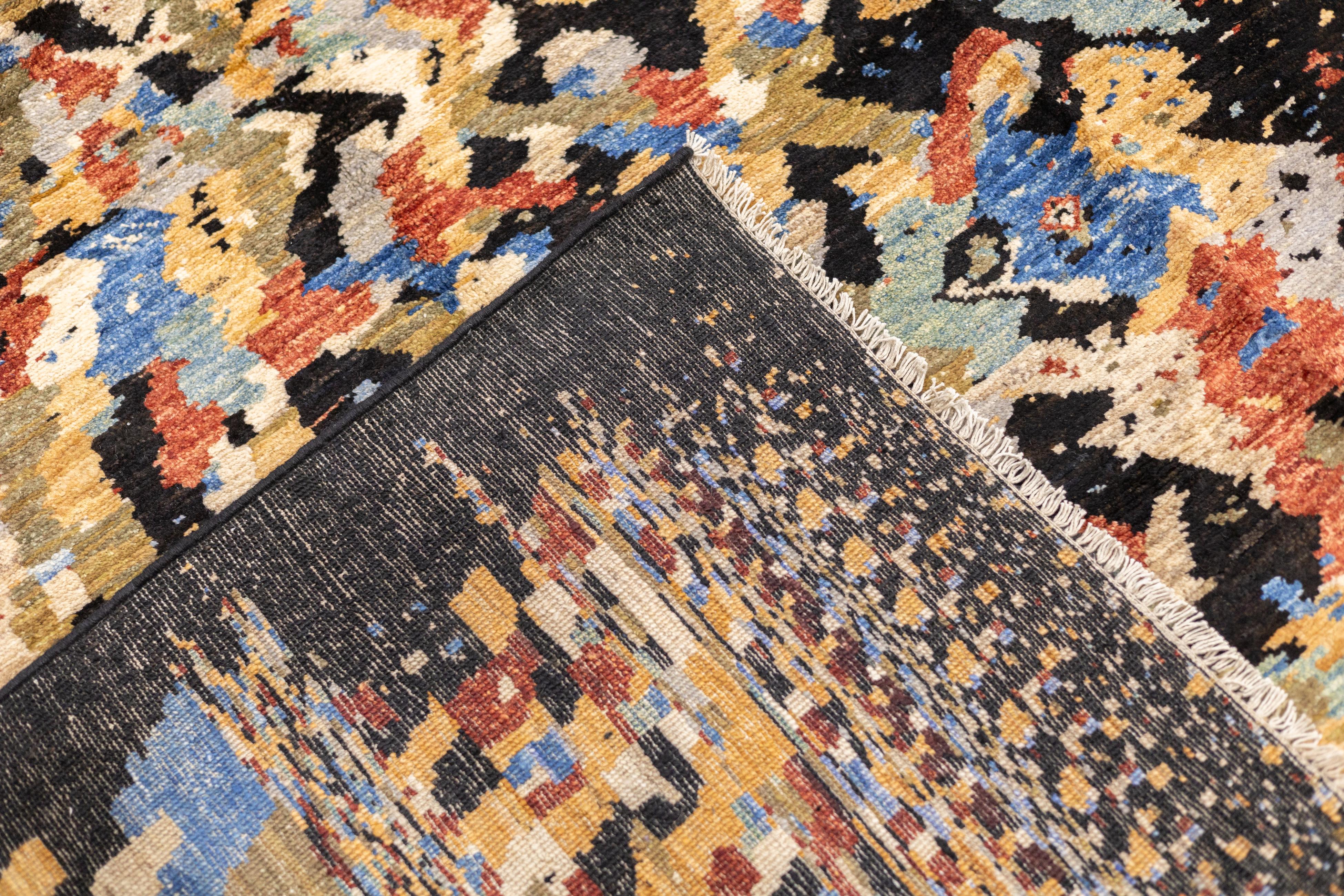 Fine Contemporary Wool Rug 5'5