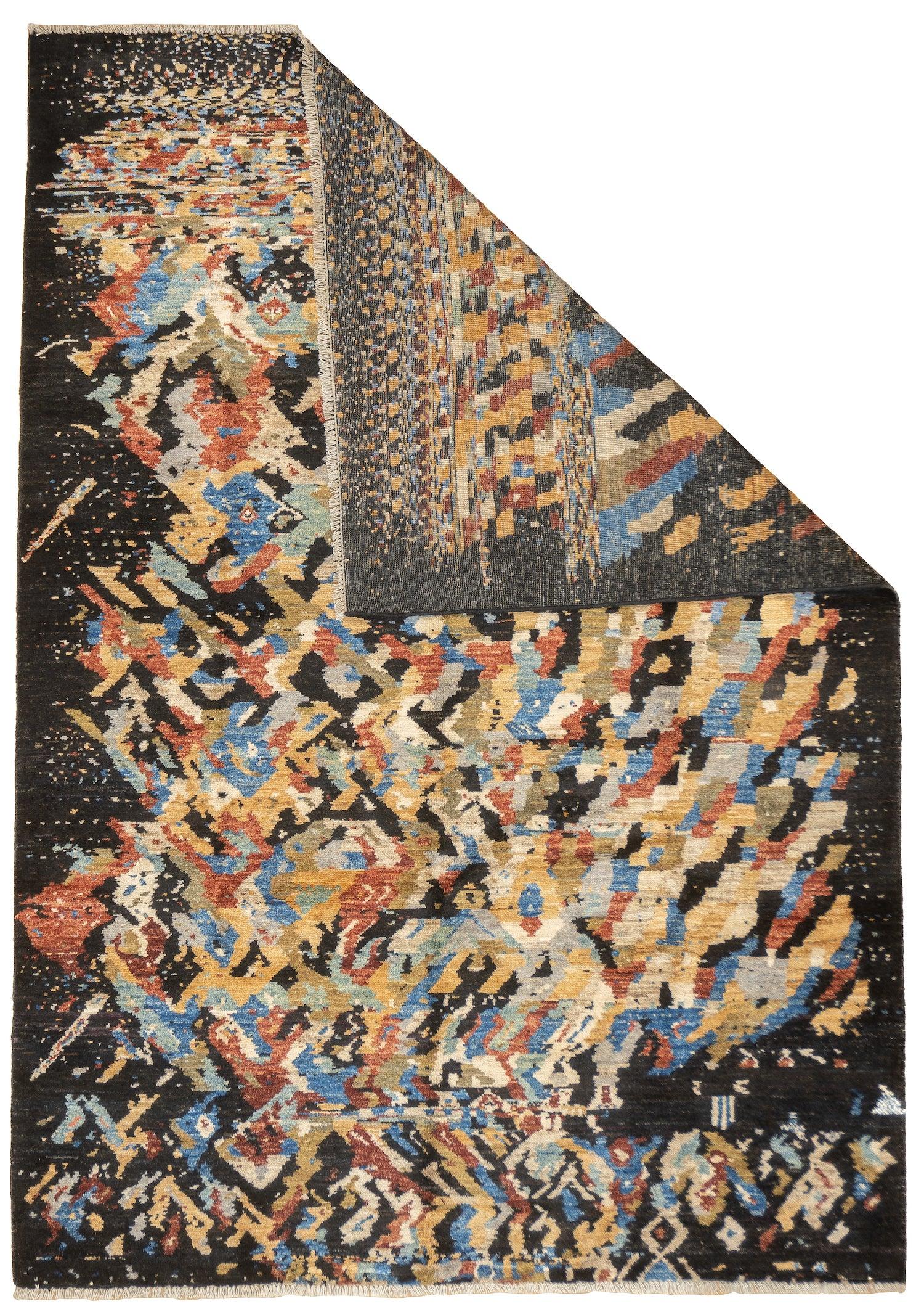 Fine Contemporary Wool Rug 5'5