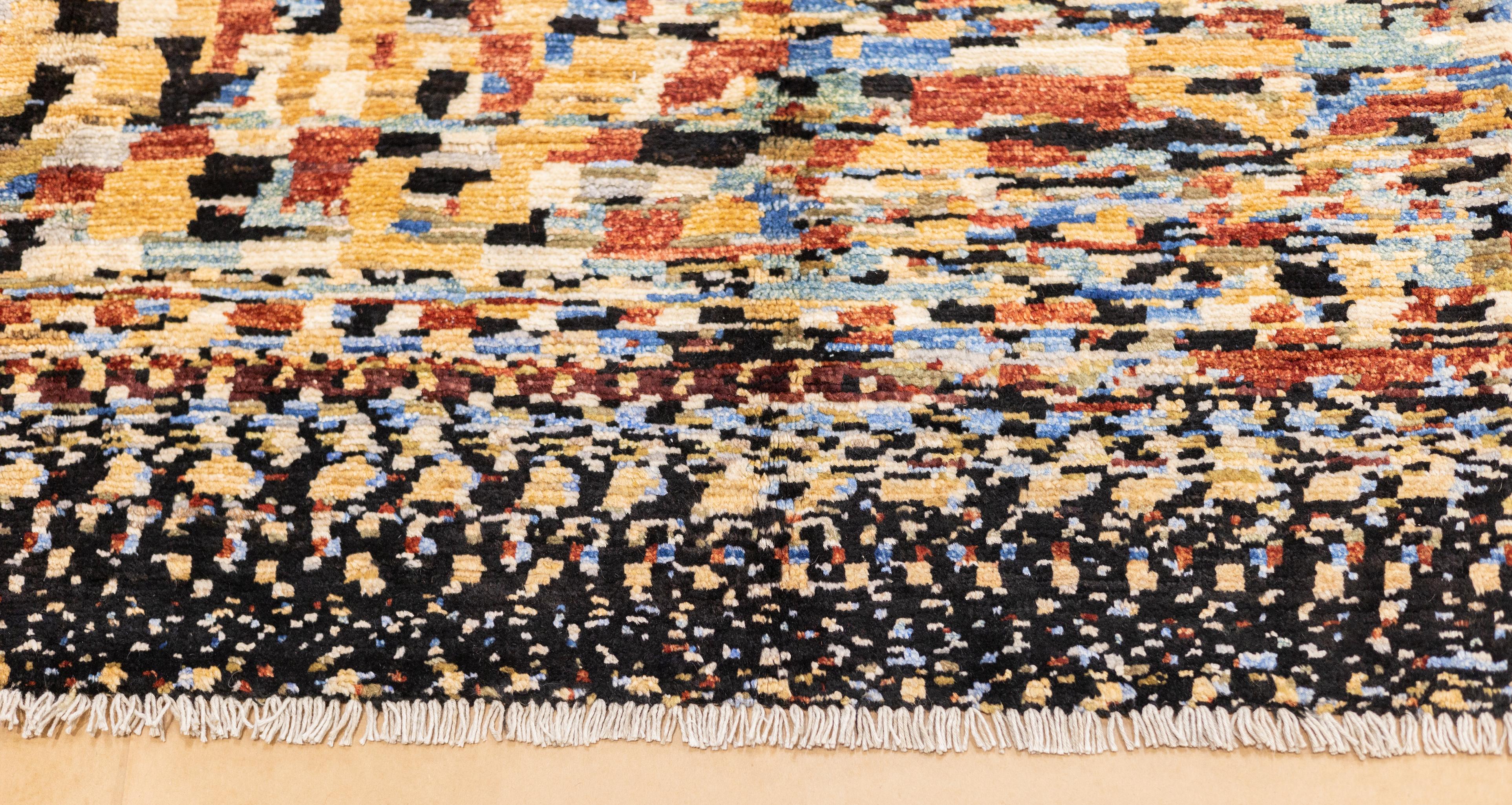 Fine Contemporary Wool Rug 5'5