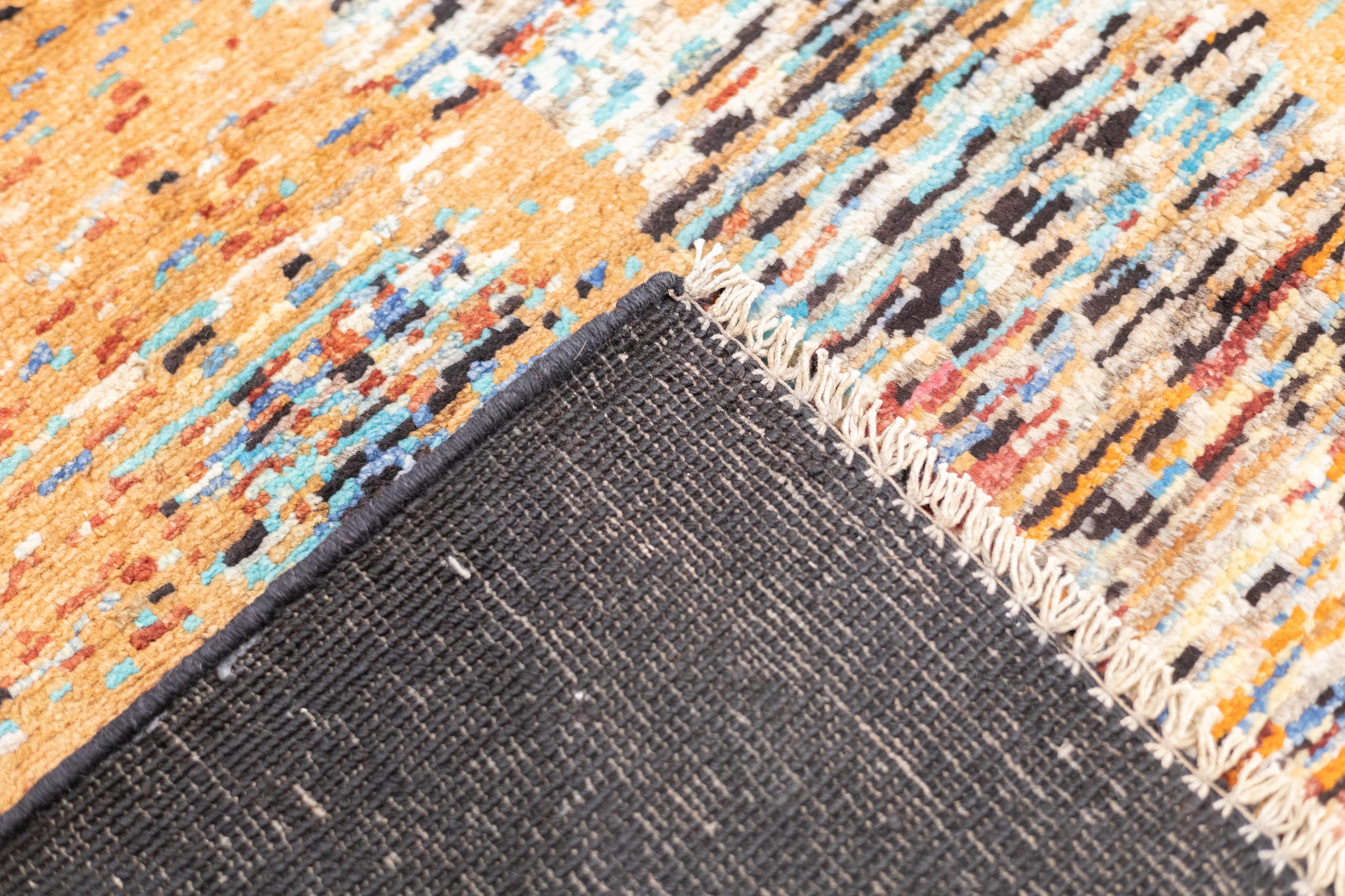 Fine Contemporary Wool Rug 5'5