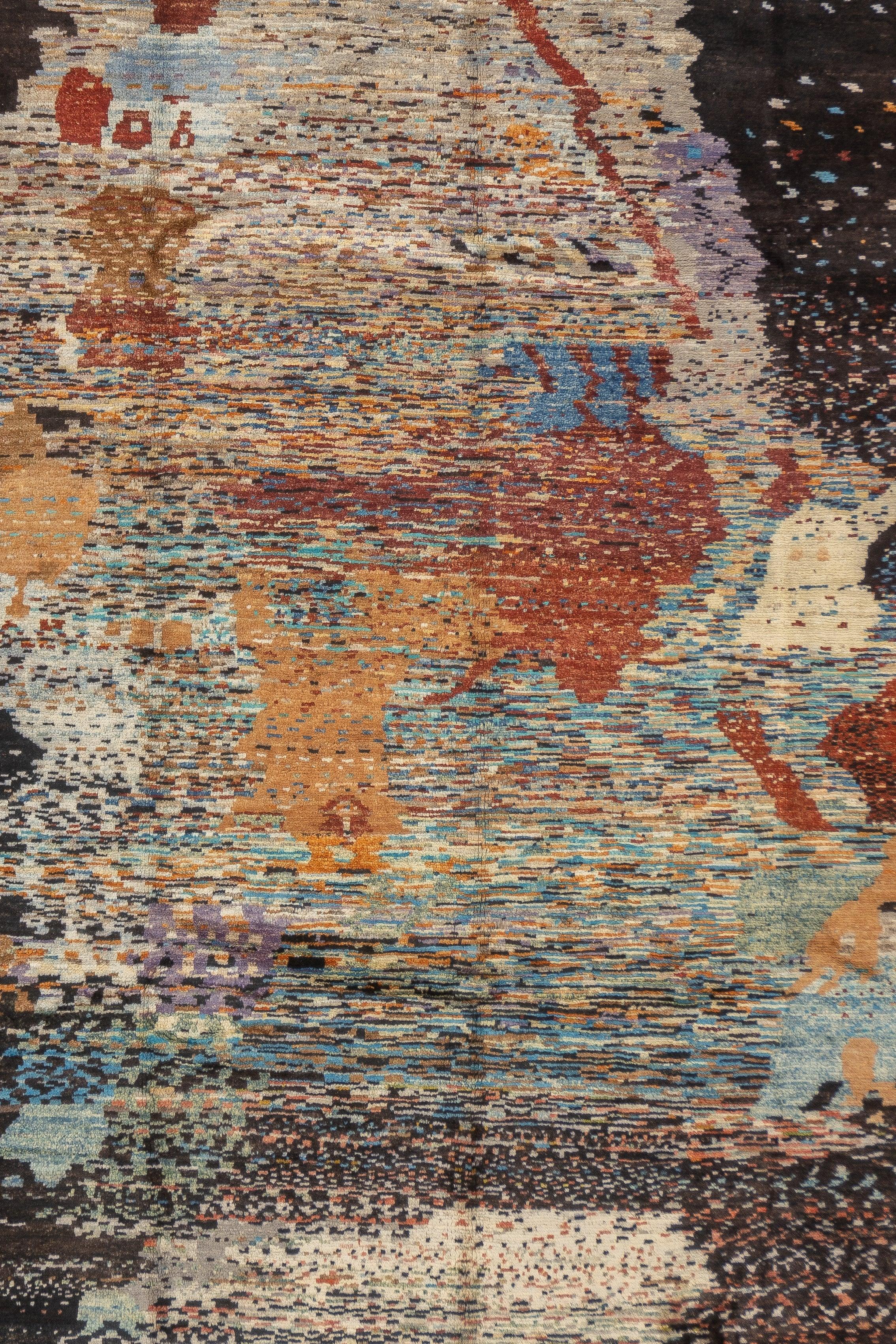 Turkish Fine Contemporary Wool Rug 5'5