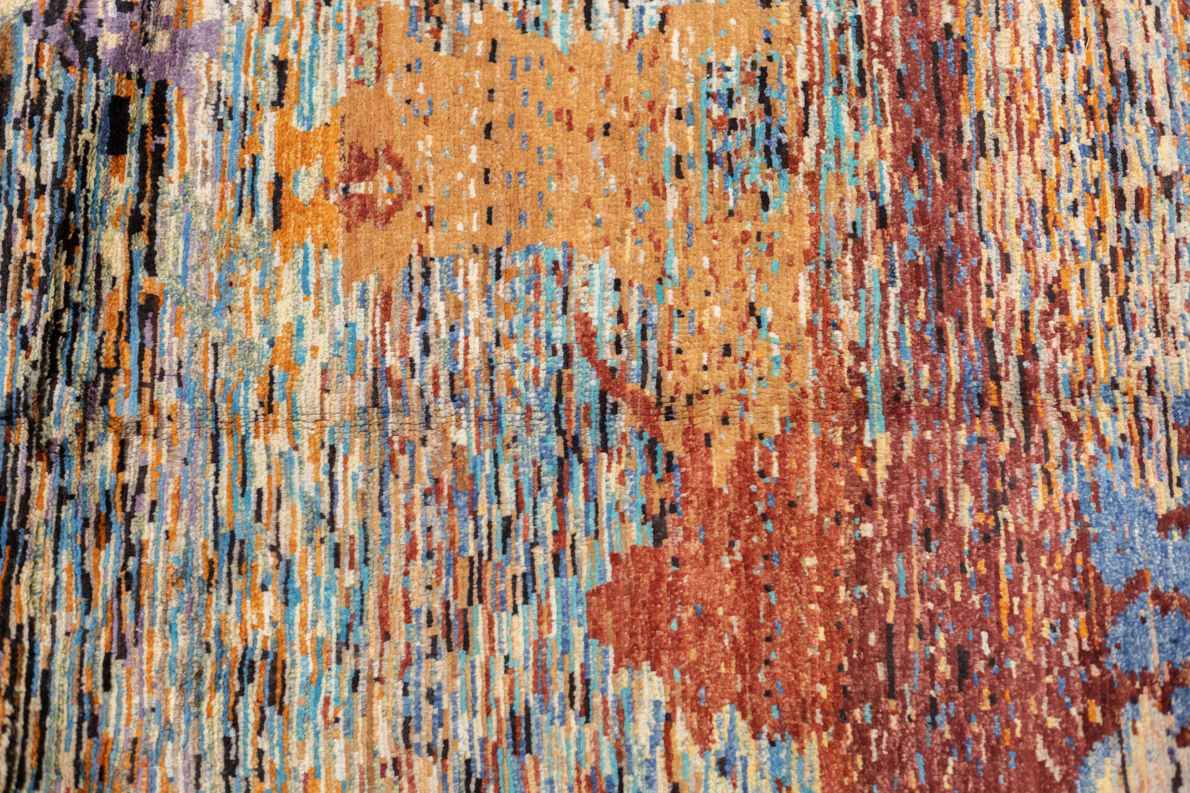 Fine Contemporary Wool Rug 5'5