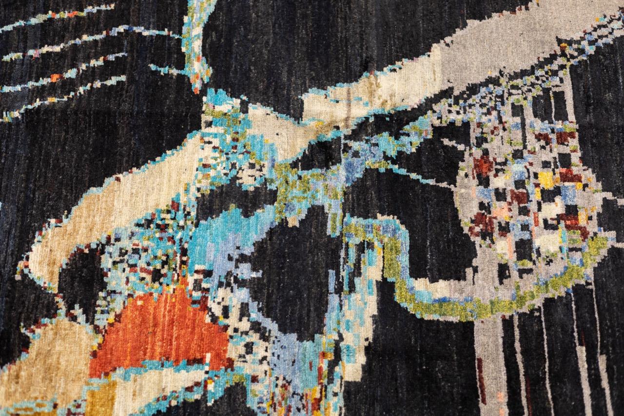 Tapis de laine contemporain 5'6