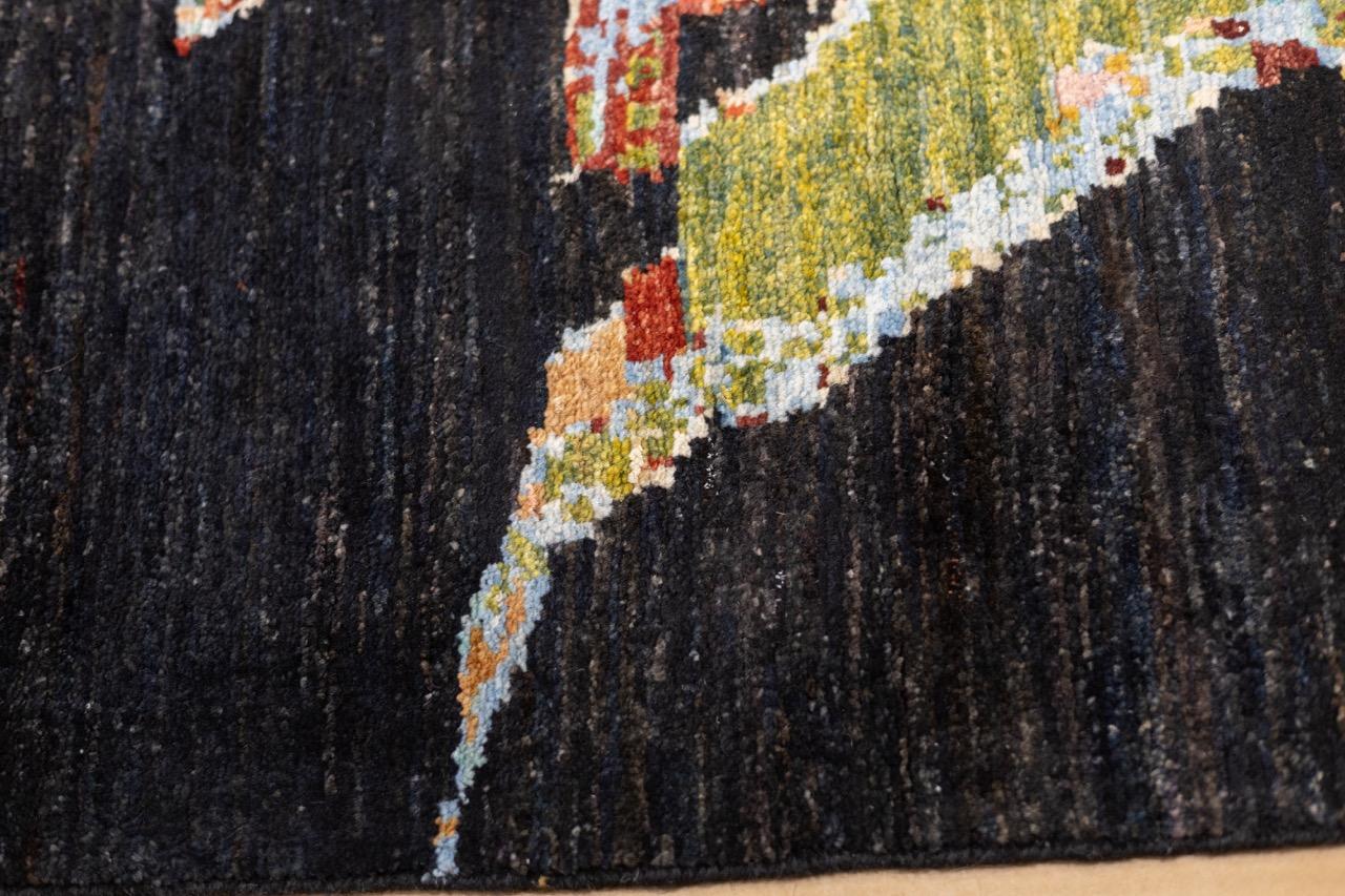Tapis de laine contemporain 5'6