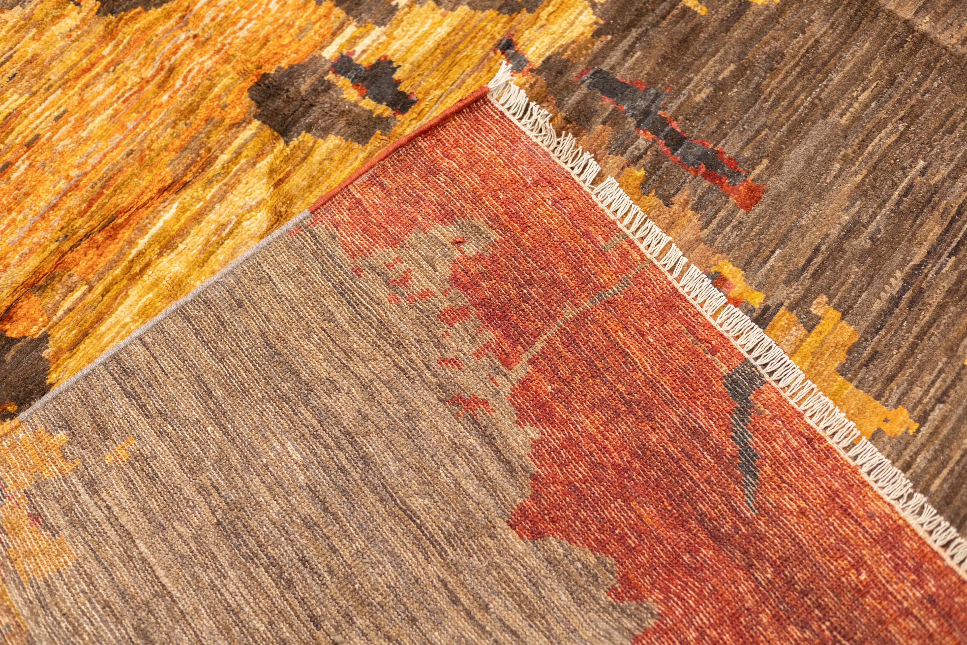 Fine Contemporary Wool Rug 6'6