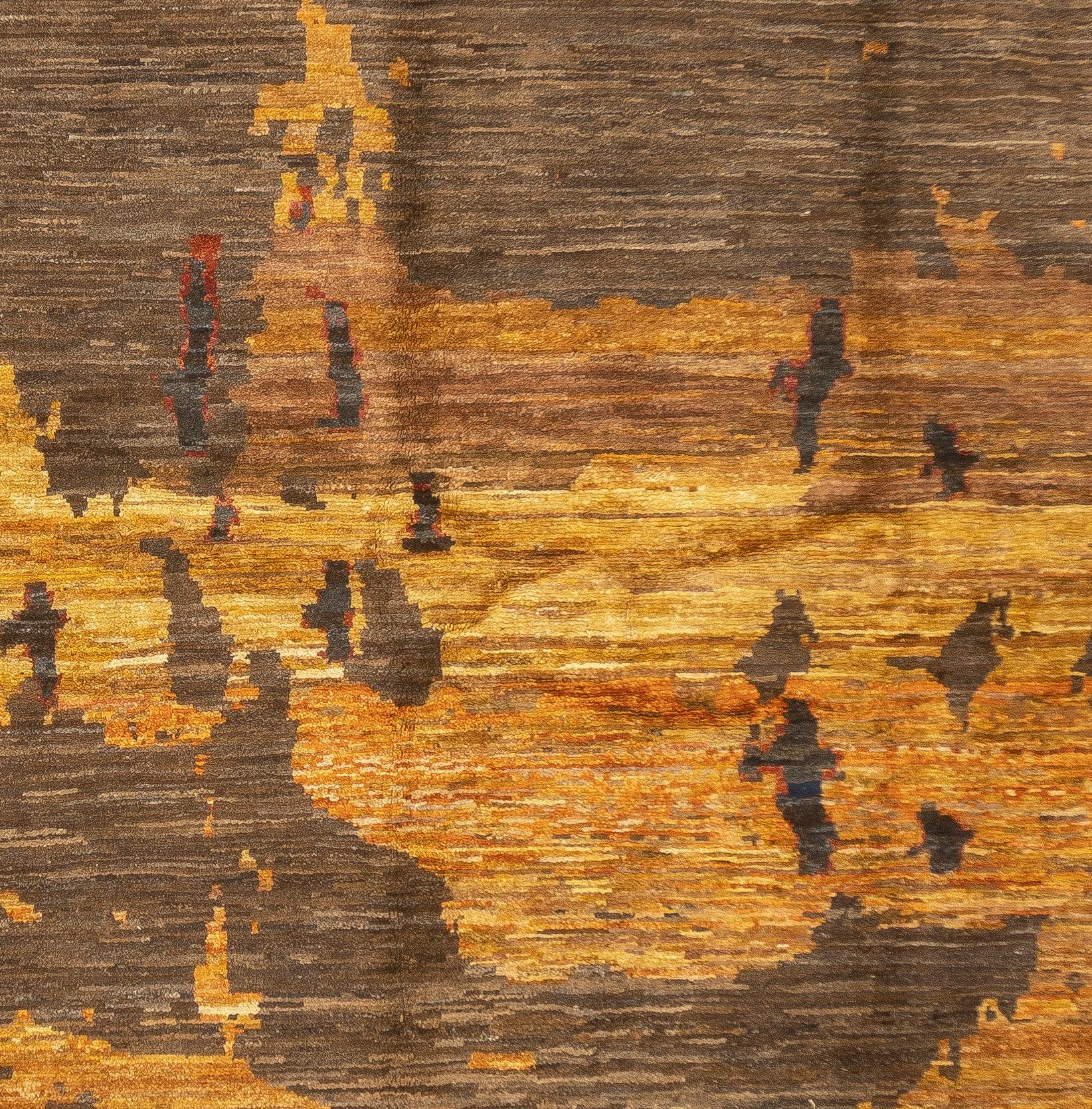 Turkish Fine Contemporary Wool Rug 6'6