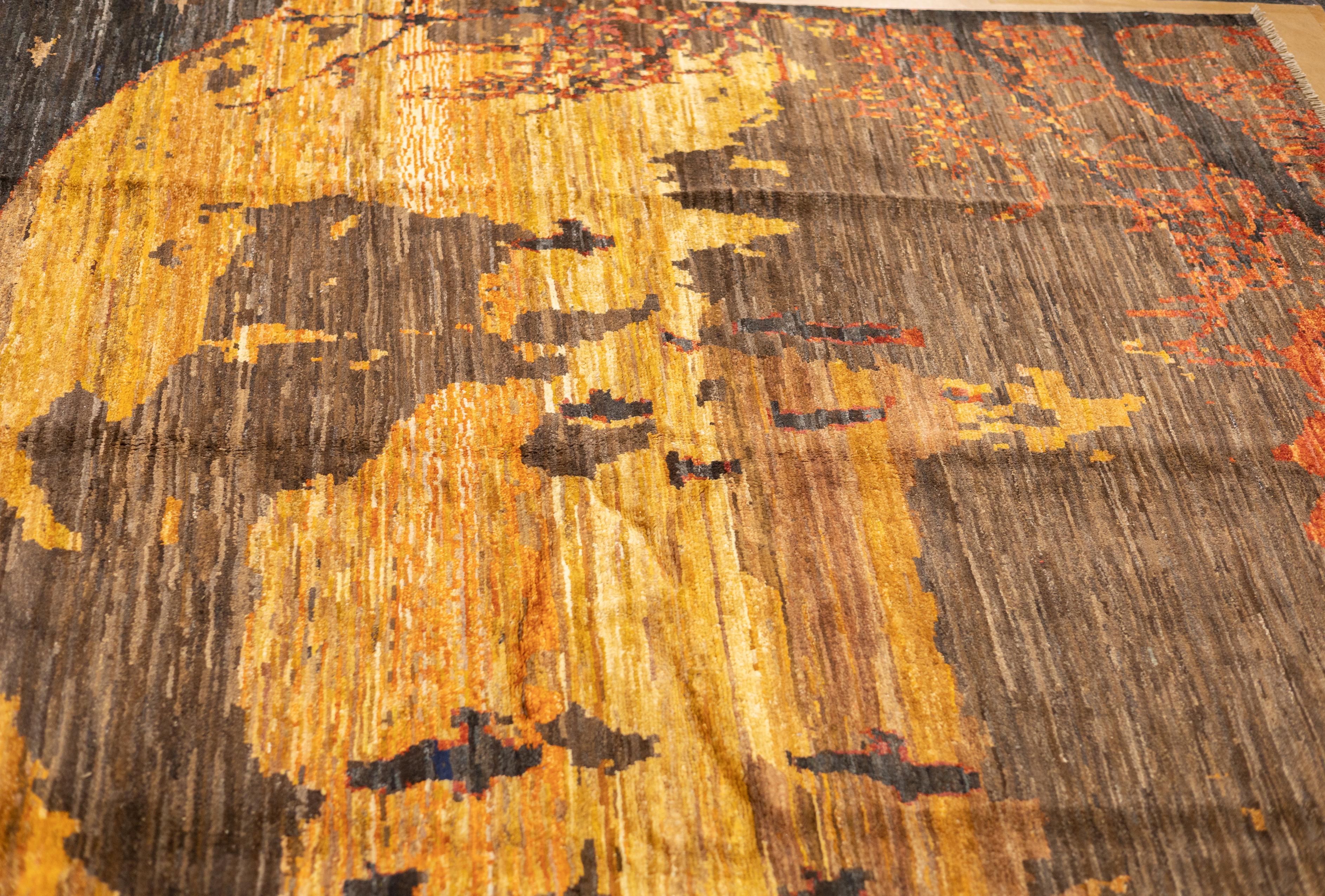 Fine Contemporary Wool Rug 6'6