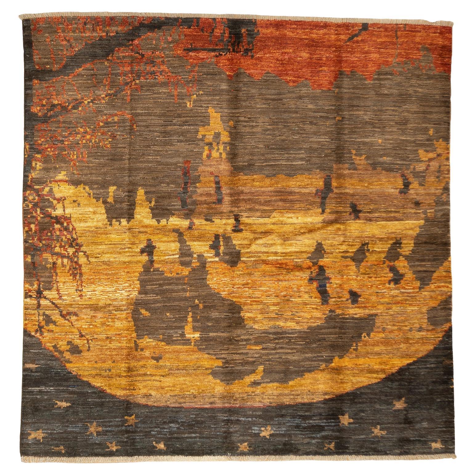 Fine Contemporary Wool Rug 6'6" x 6'7''