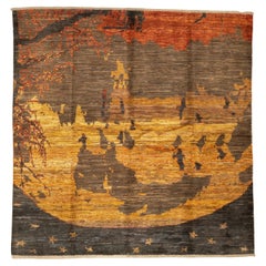 Fine Contemporary Wool Rug 6'6" x 6'7''