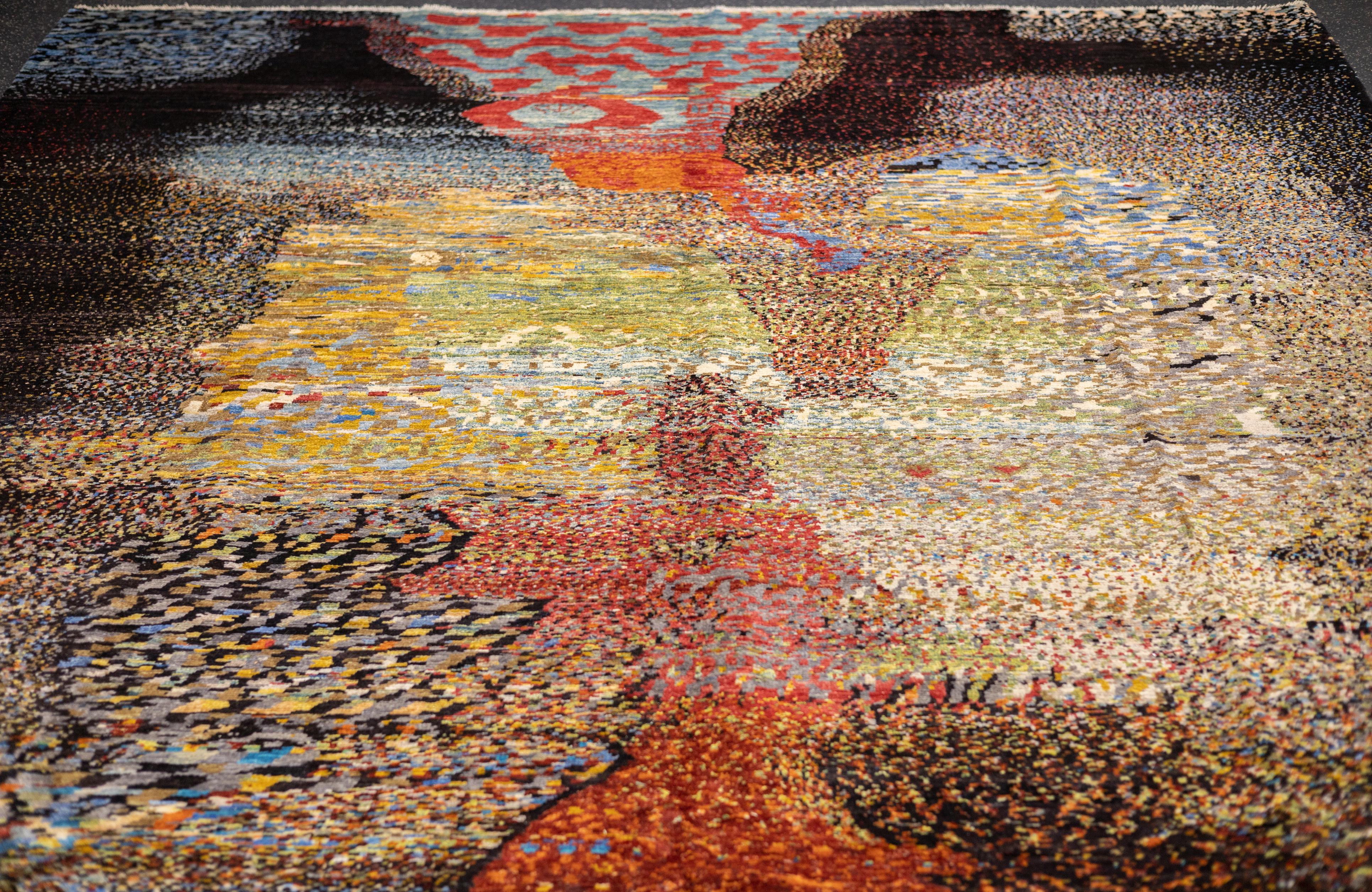 Fine Contemporary Wollteppich 8'4