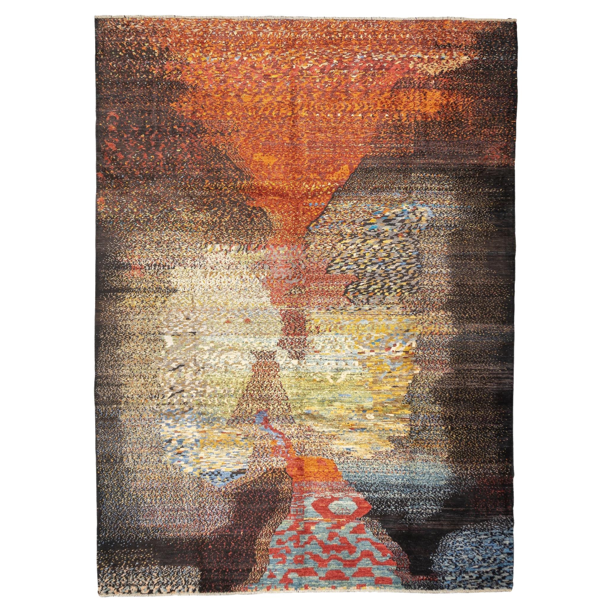 Fine Contemporary Wool Rug 8'4" x 11'4"