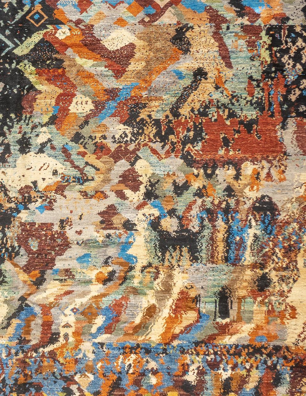 Fine Contemporary Wollteppich 8'6