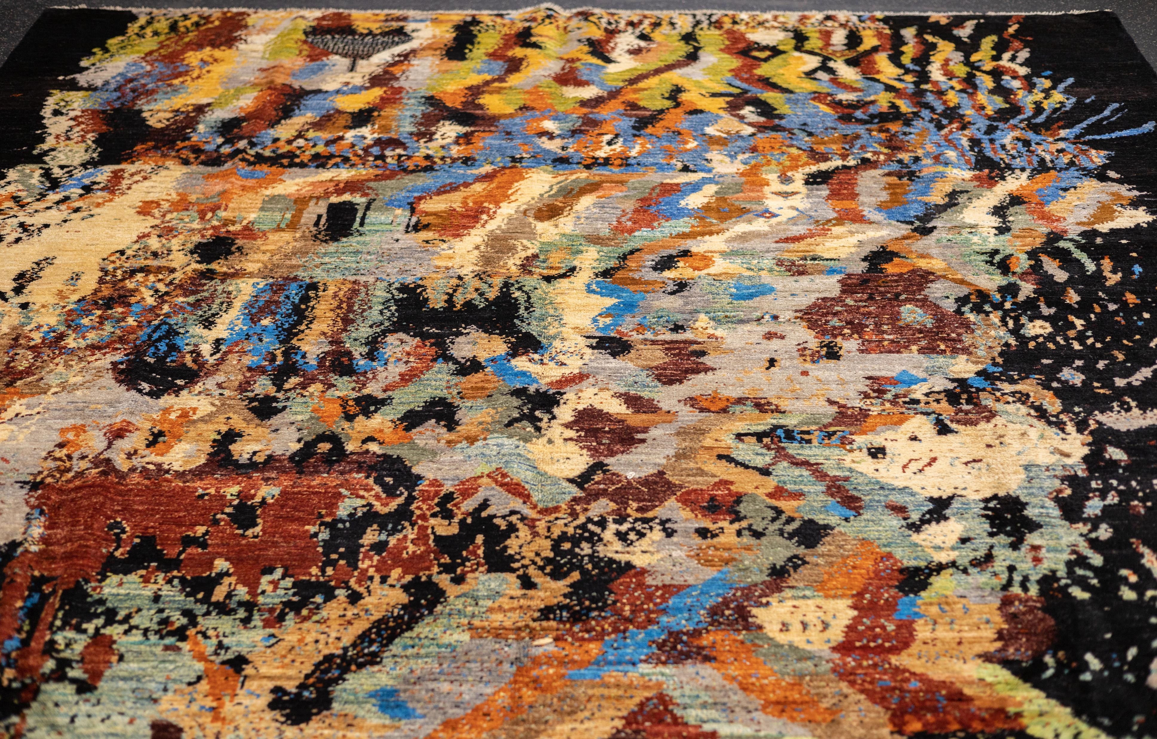 Fine Contemporary Wollteppich 8'6