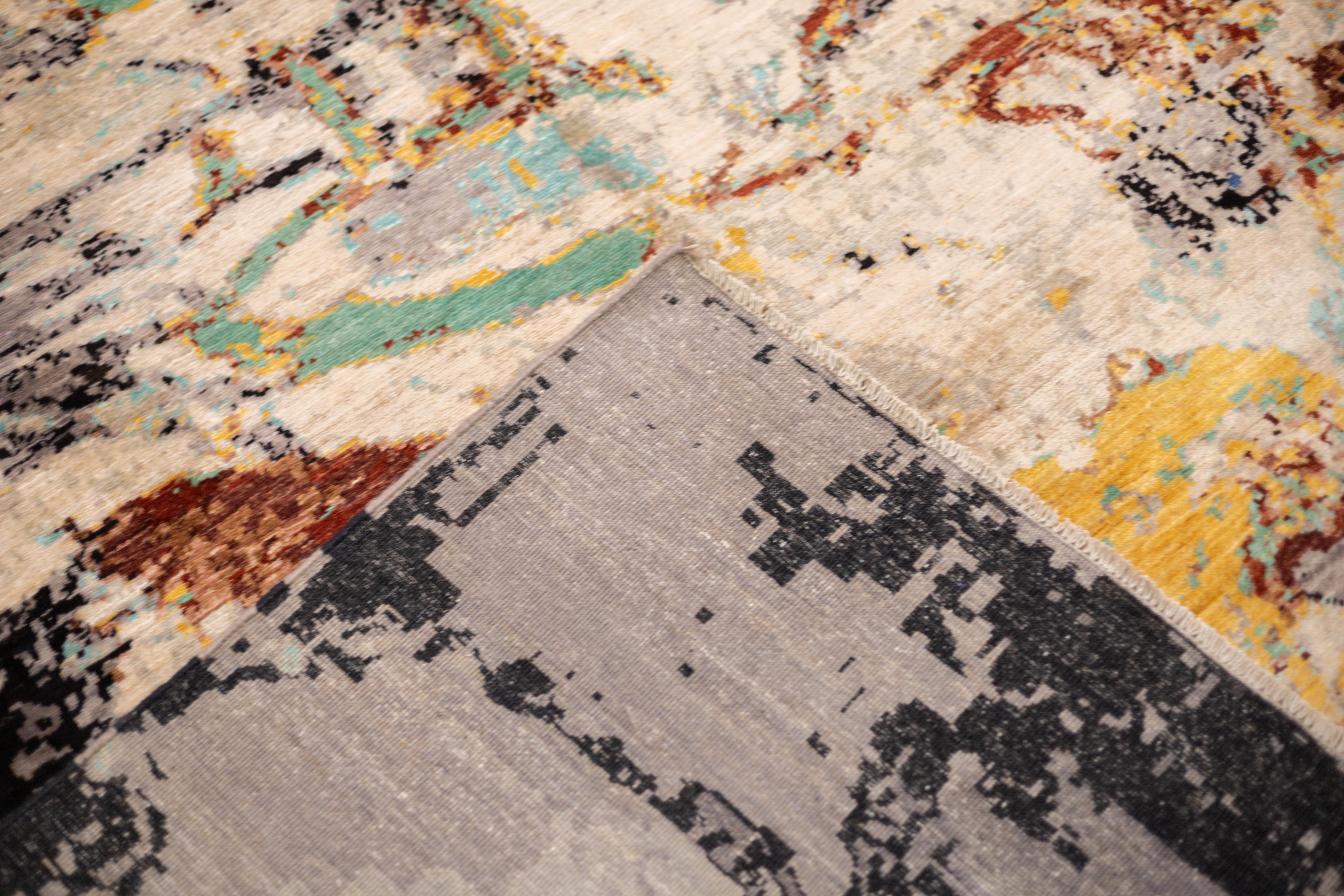 Tappeto Fine Contemporary in Lana 8'6'' x 11'5'' in vendita 6