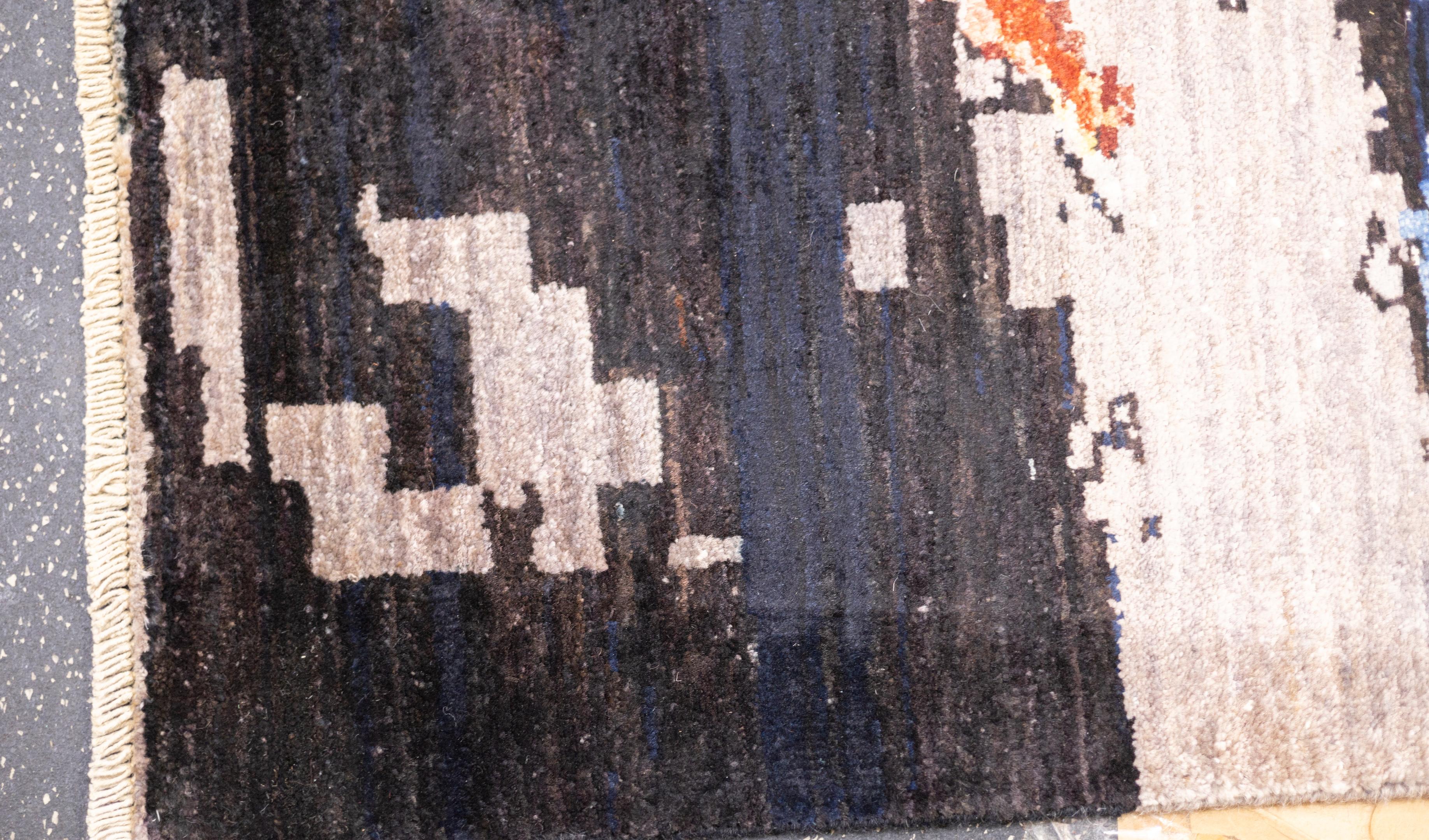 XXI secolo e contemporaneo Tappeto Fine Contemporary in Lana 8'6'' x 11'5'' in vendita
