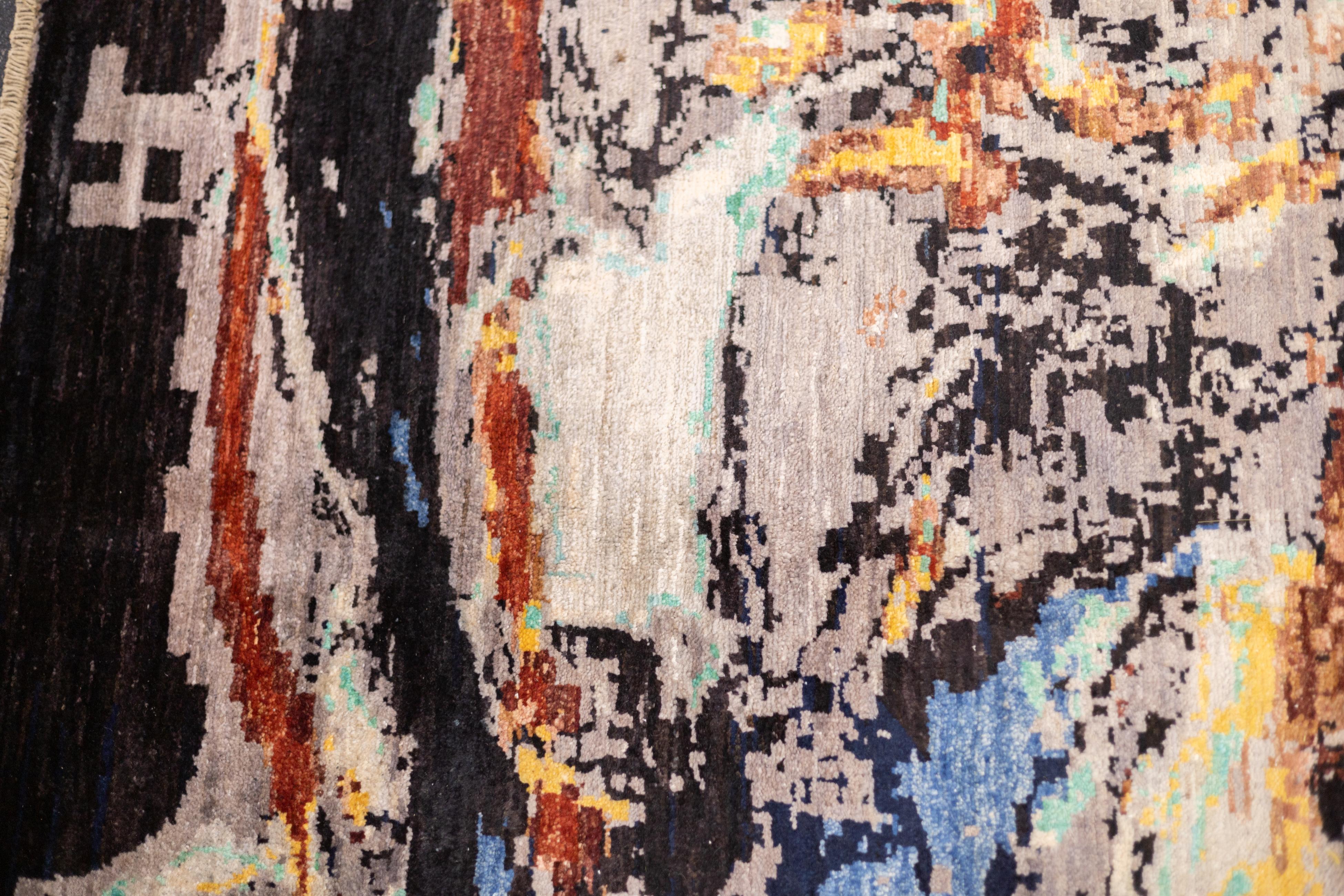 Tappeto Fine Contemporary in Lana 8'6'' x 11'5'' in vendita 4