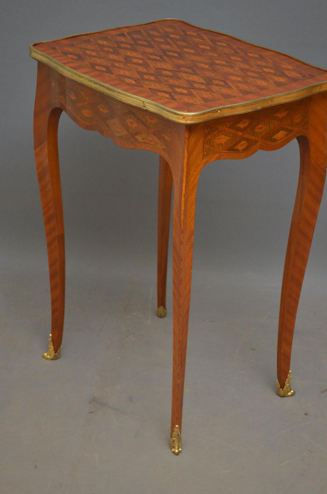 Fine Continental Occasional Table in Kingwood 1