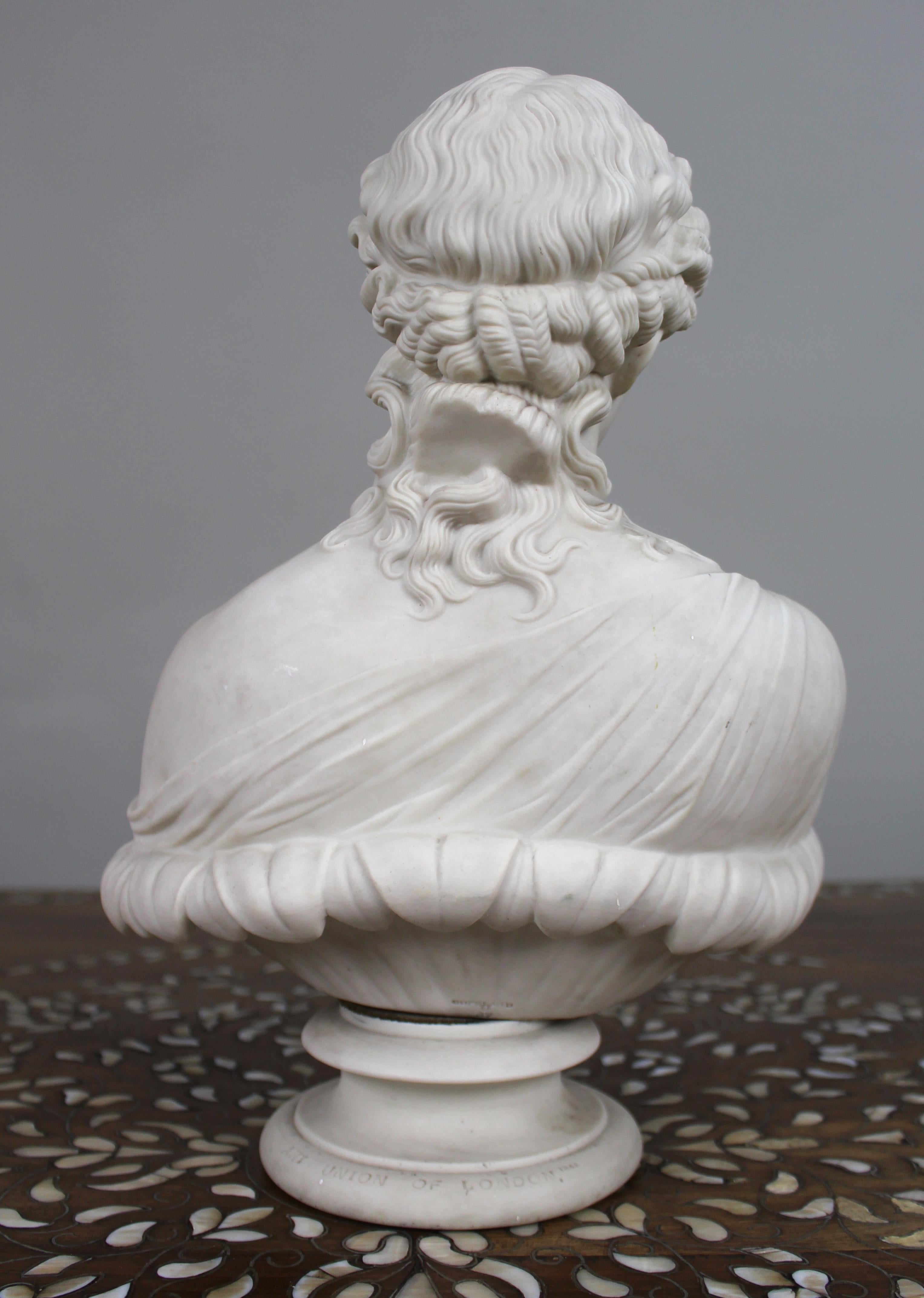 Fine Copeland Parian C.Delpech Busto Clytie In condizioni buone in vendita a Worcester, GB