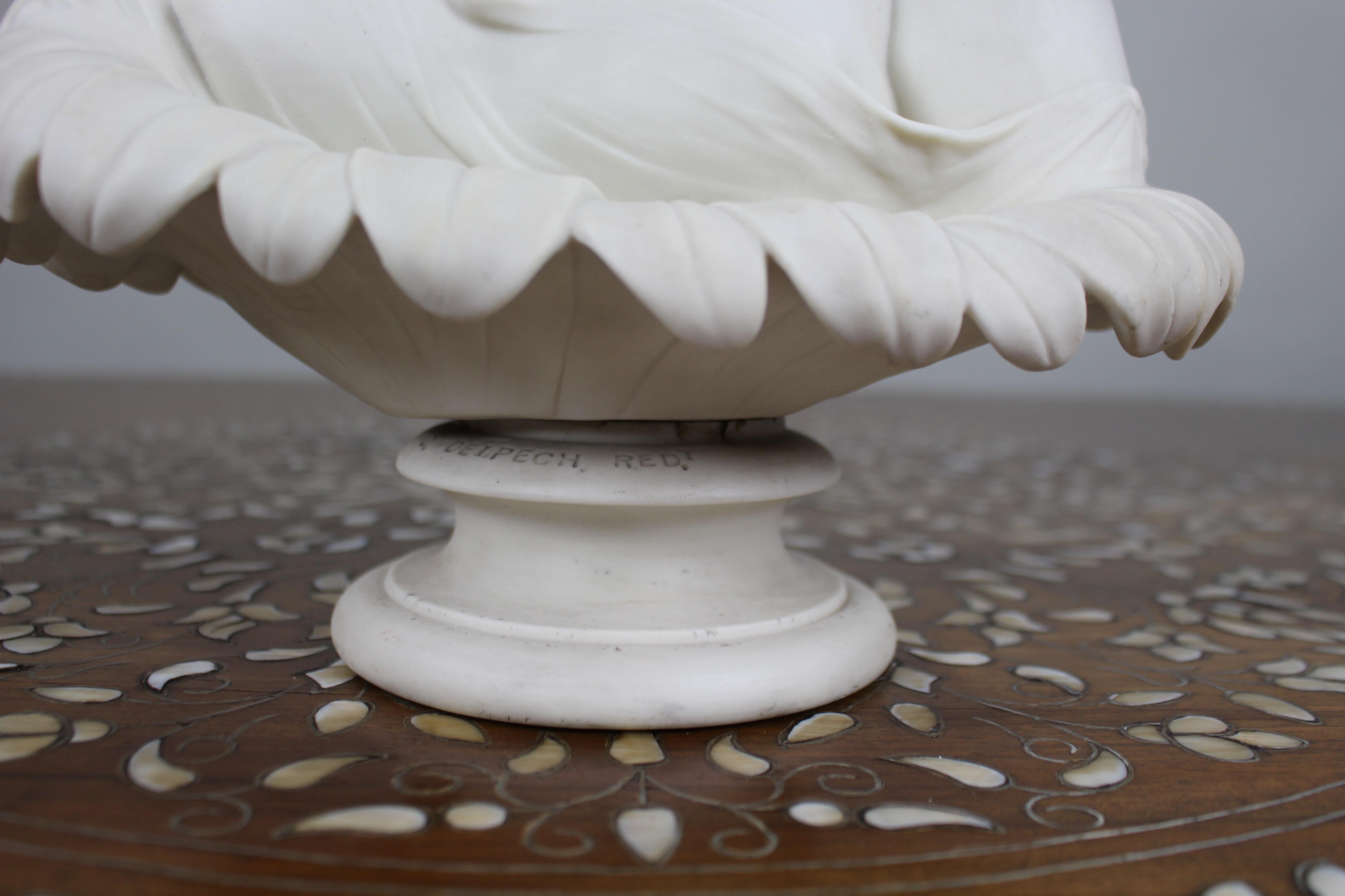 Ceramica Fine Copeland Parian C.Delpech Busto Clytie in vendita
