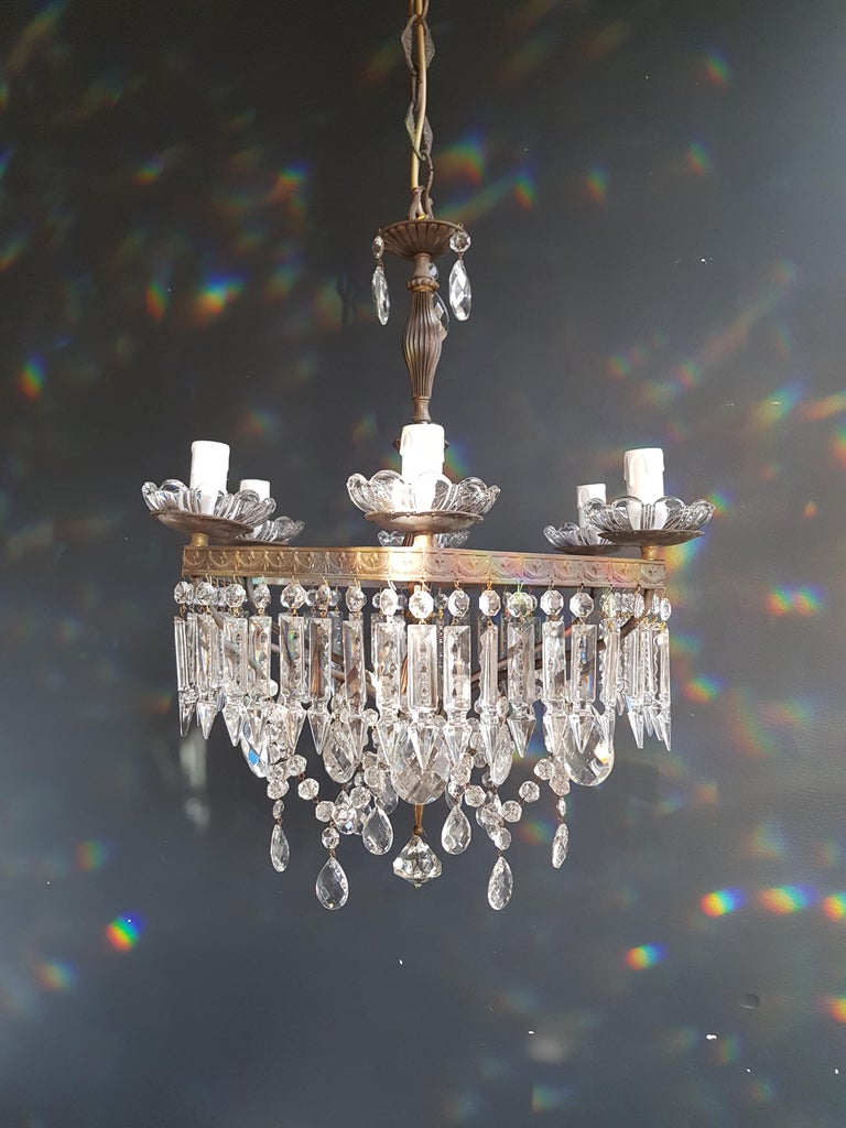 Fine Crystal Chandelier Antique Ceiling Lamp Lustre ...
