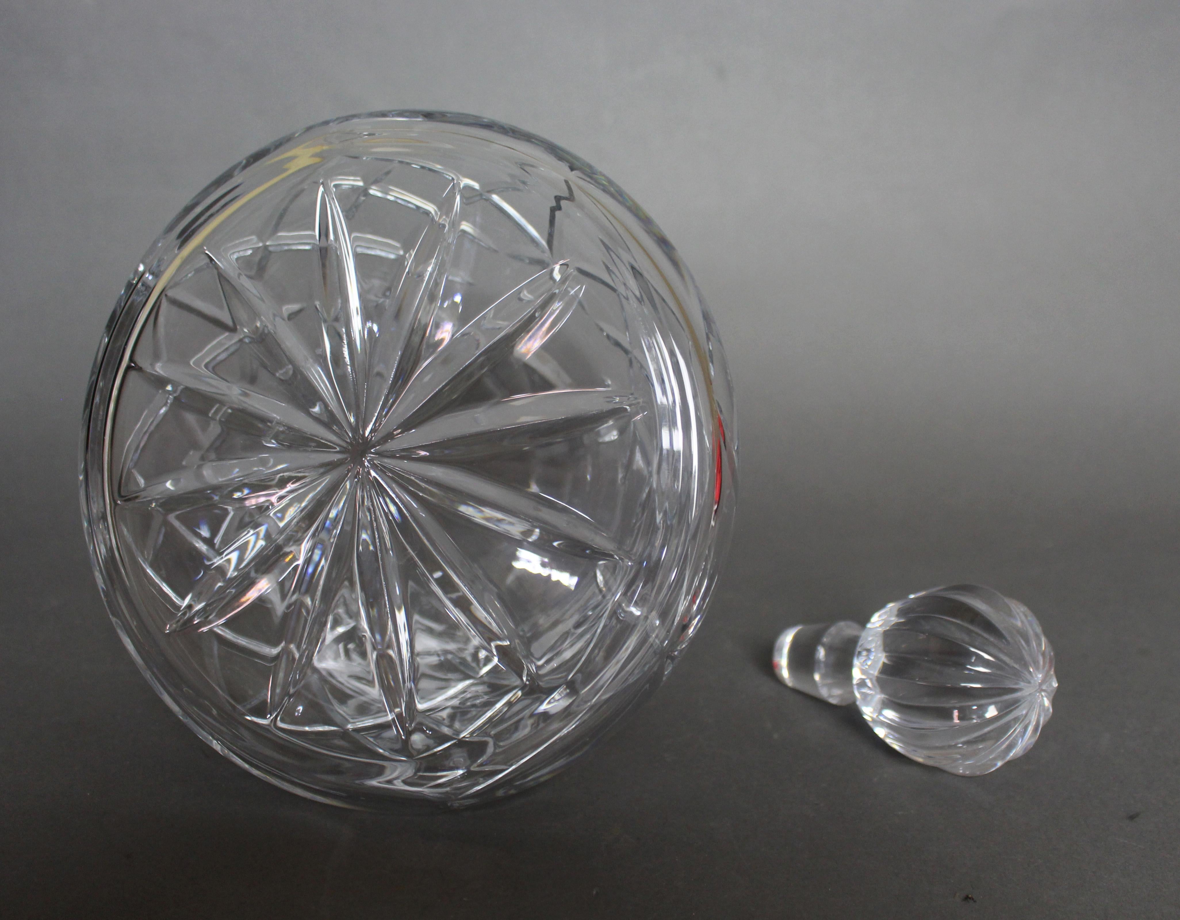 thomas webb crystal decanter