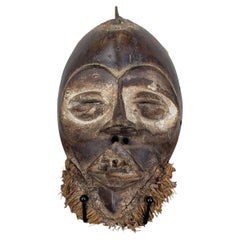 Wunderschöne Dan-Deangle-Maske mit anthropomorphen Schnitzereien, Elfenbeinküste