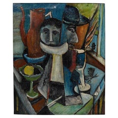 Fine Danish Expressive / Abstract Oilpainting 1930s
